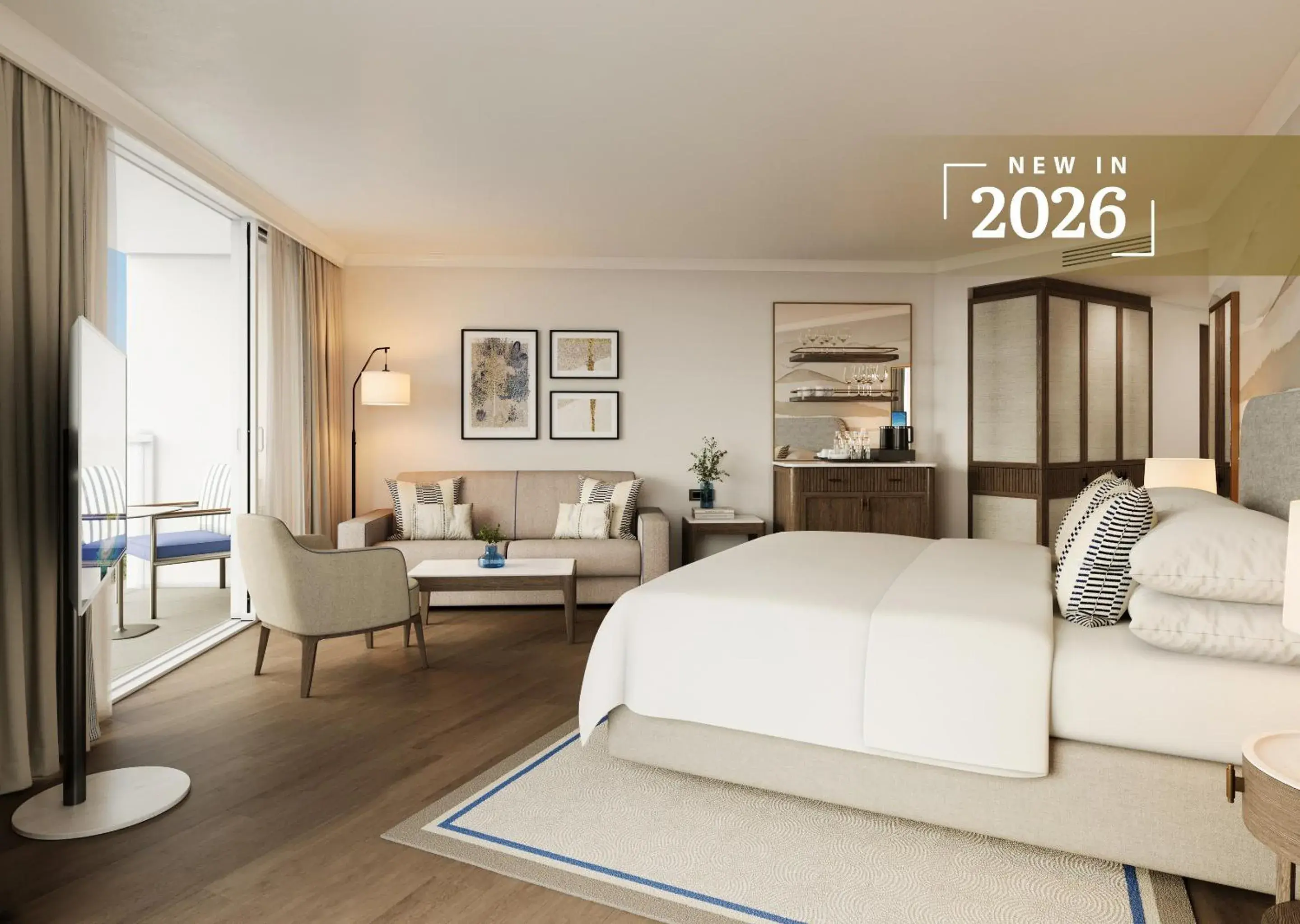 Bed in Amfora Hvar Grand Beach Resort Bed in Amfora Hvar Grand Beach Resort