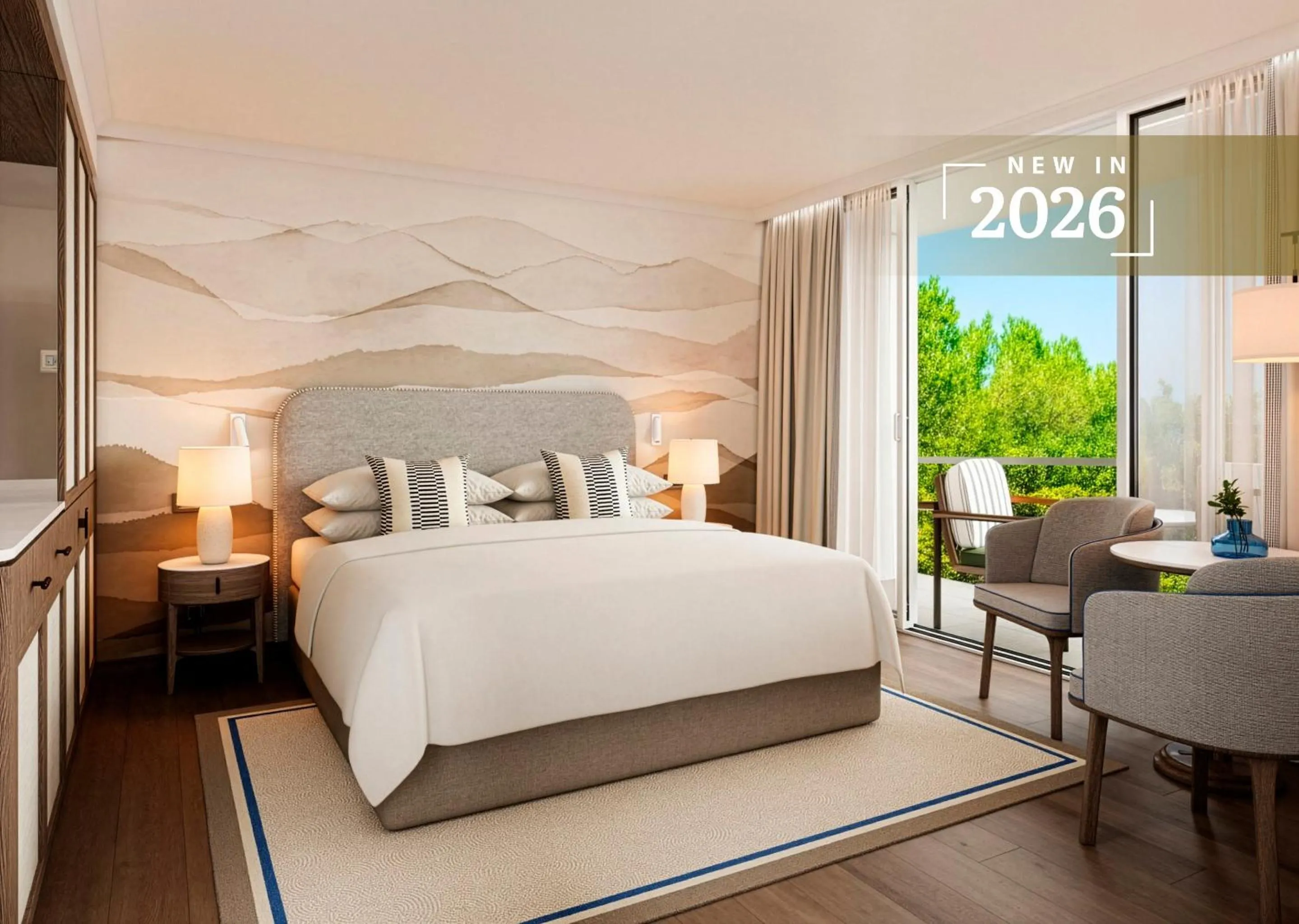 View (from property/room), Bed in Amfora Hvar Grand Beach Resort