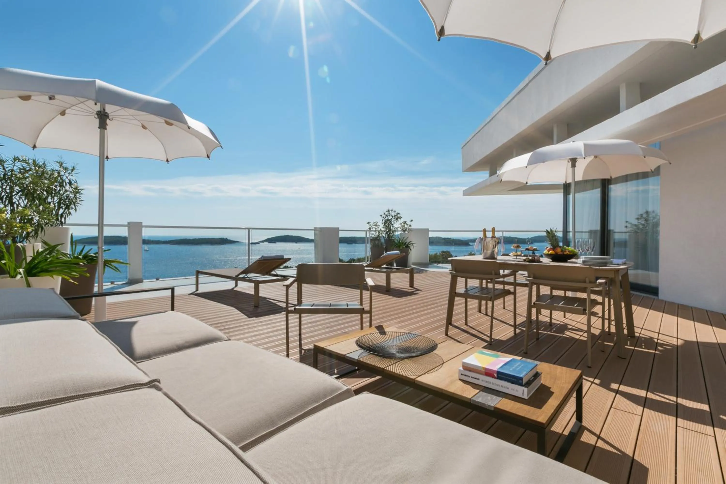 Balcony/Terrace in Amfora Hvar Grand Beach Resort