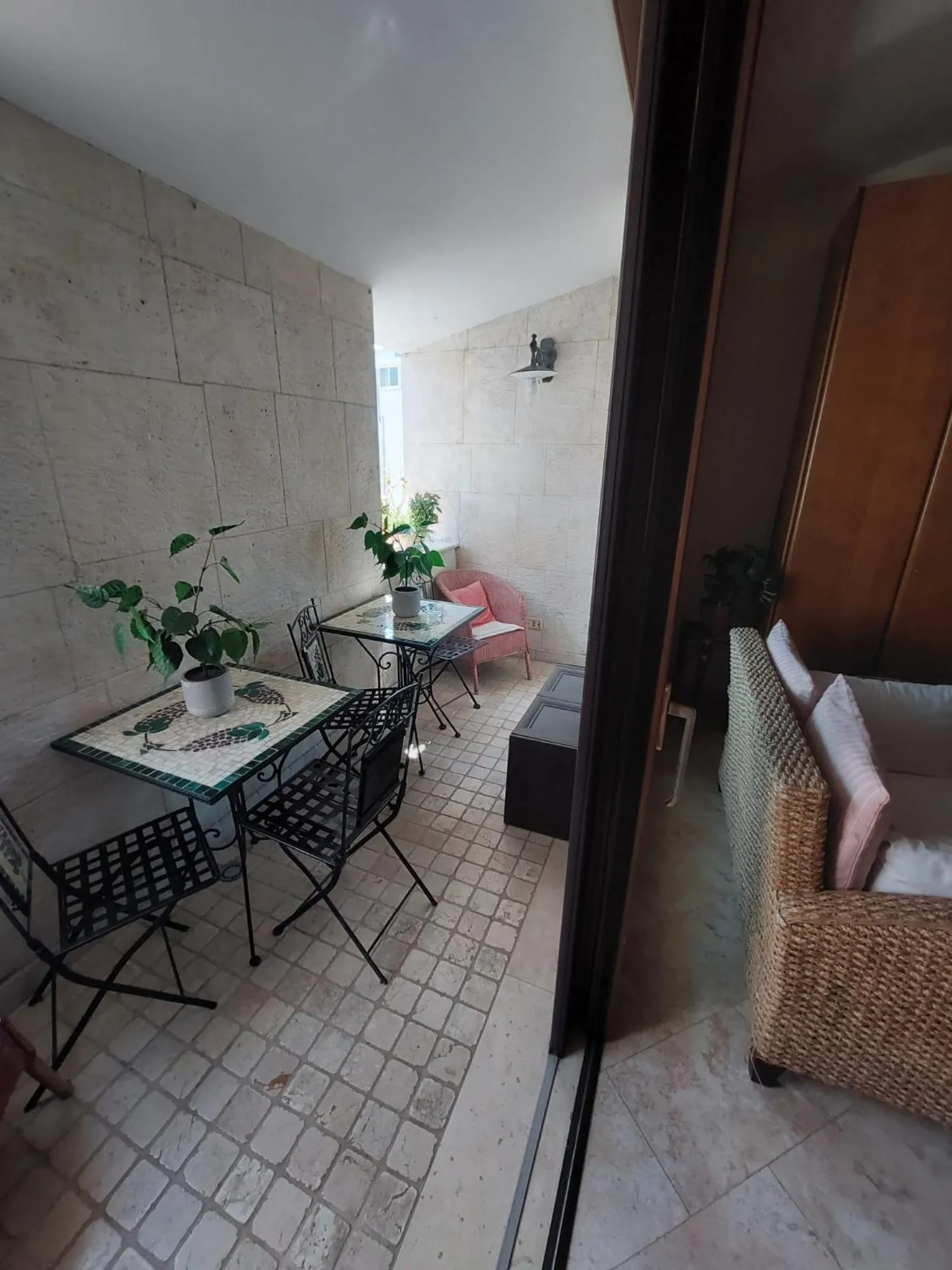 Balcony/Terrace in B&B Il Grifone