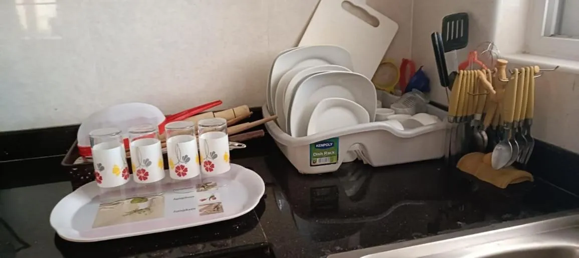 Kitchen or kitchenette in Pinebreeze Holiday Resort