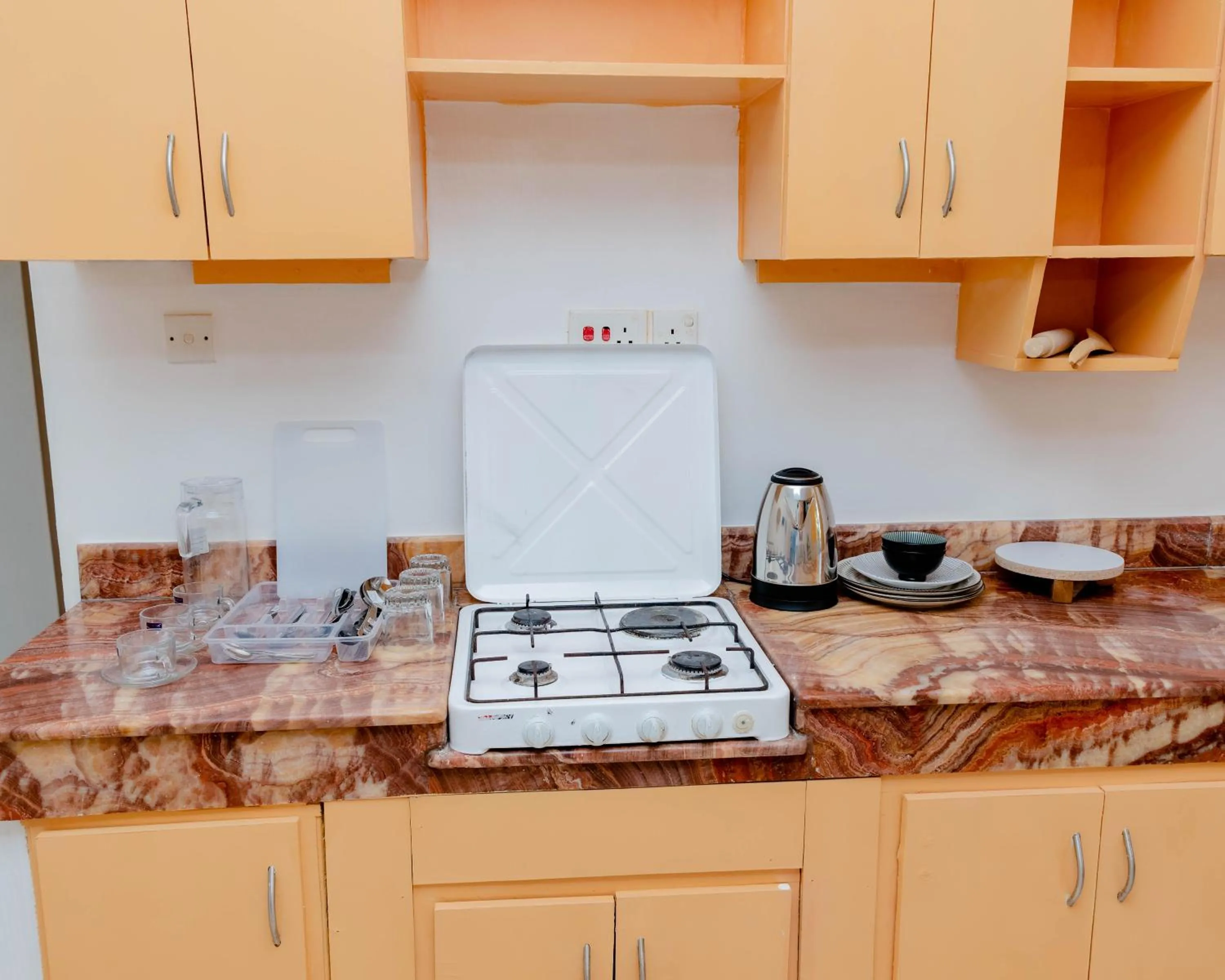 Kitchen or kitchenette in Pinebreeze Holiday Resort