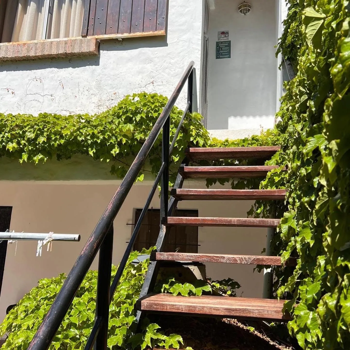 Garden view in Hostería Isabel