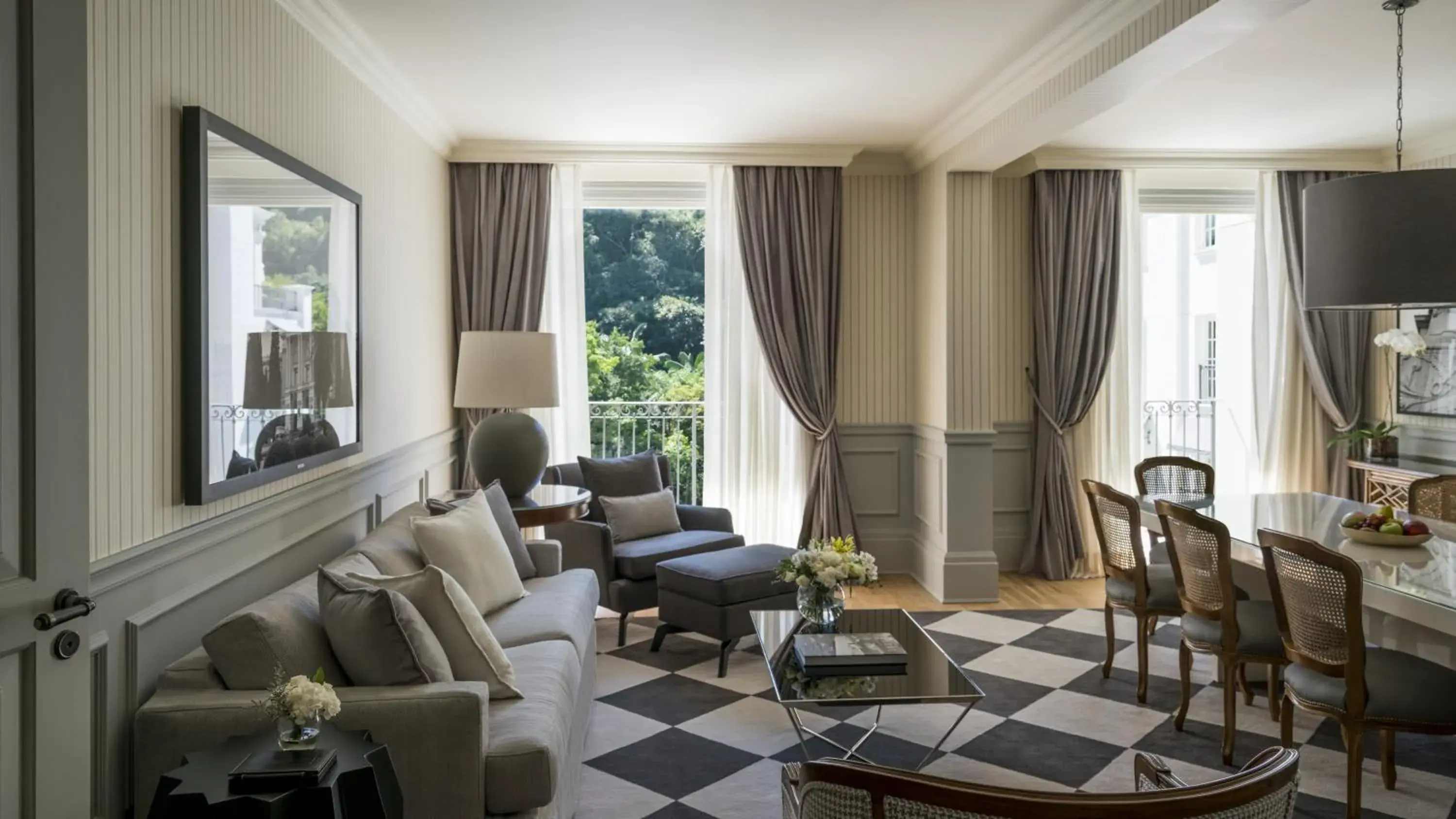 Living room in Palácio Tangará, Oetker Hotels Living room in Palácio Tangará, Oetker Hotels