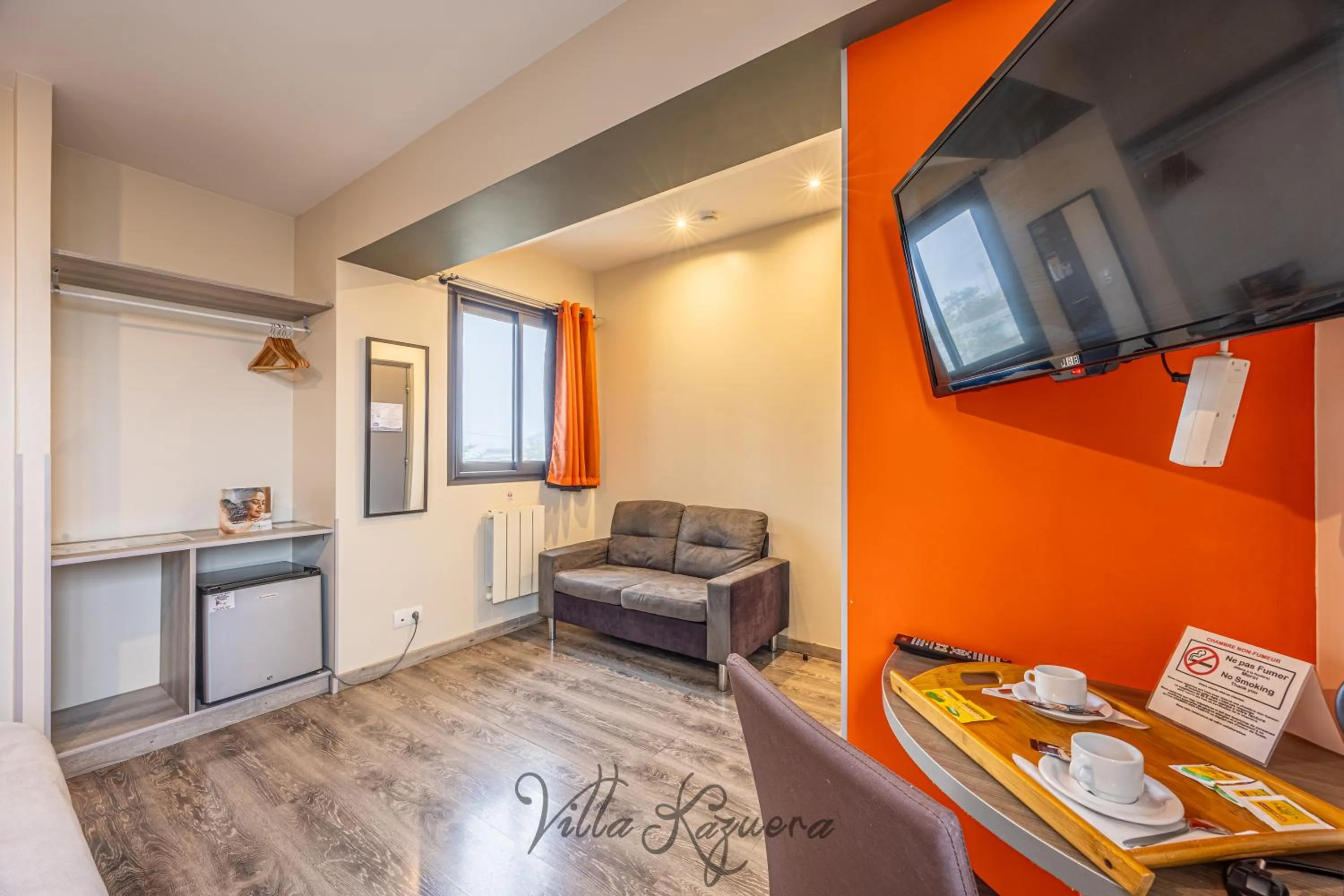 Seating area in La Villa Kazuera