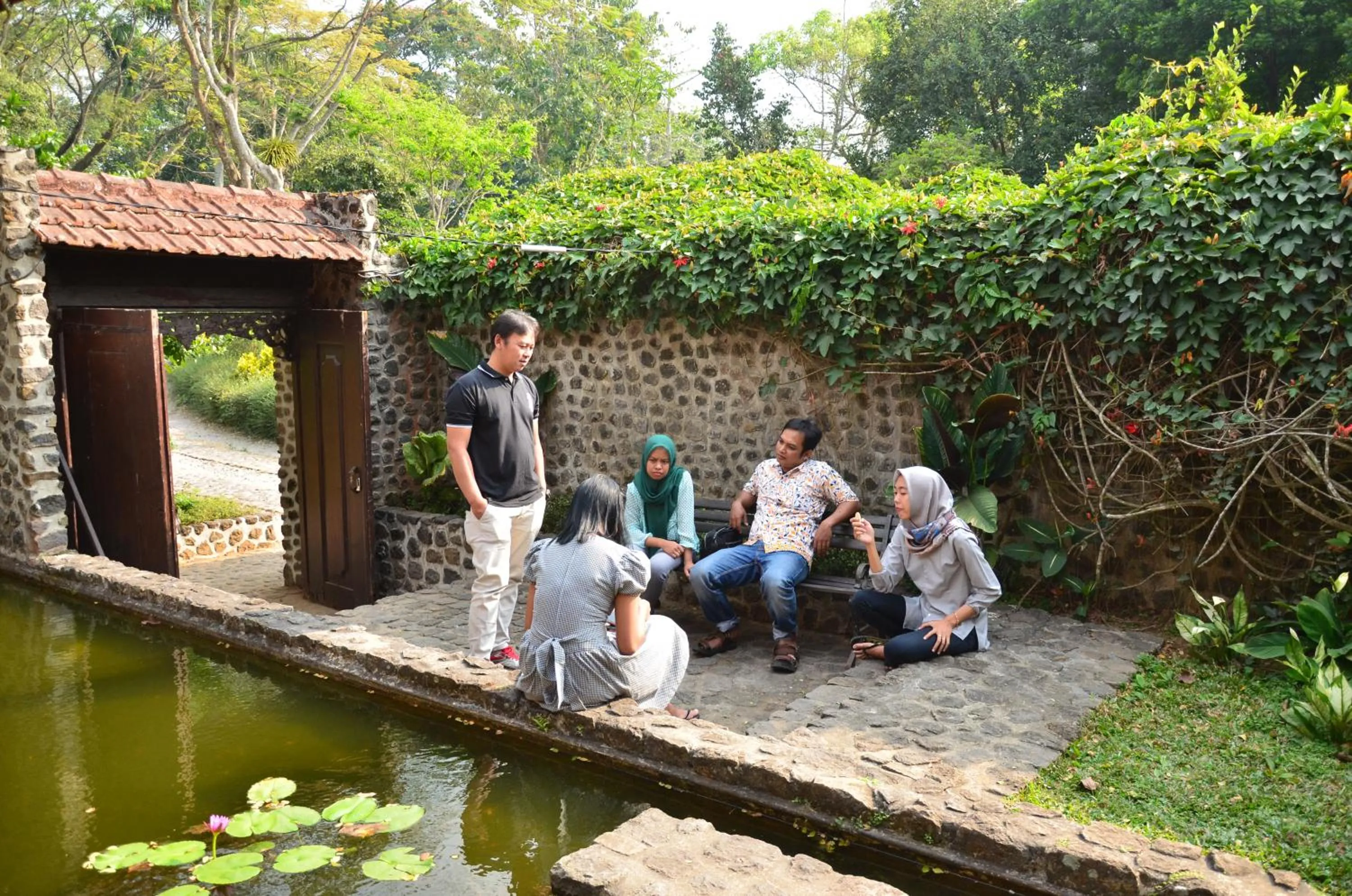 Garden view in Ecolodge Seloliman