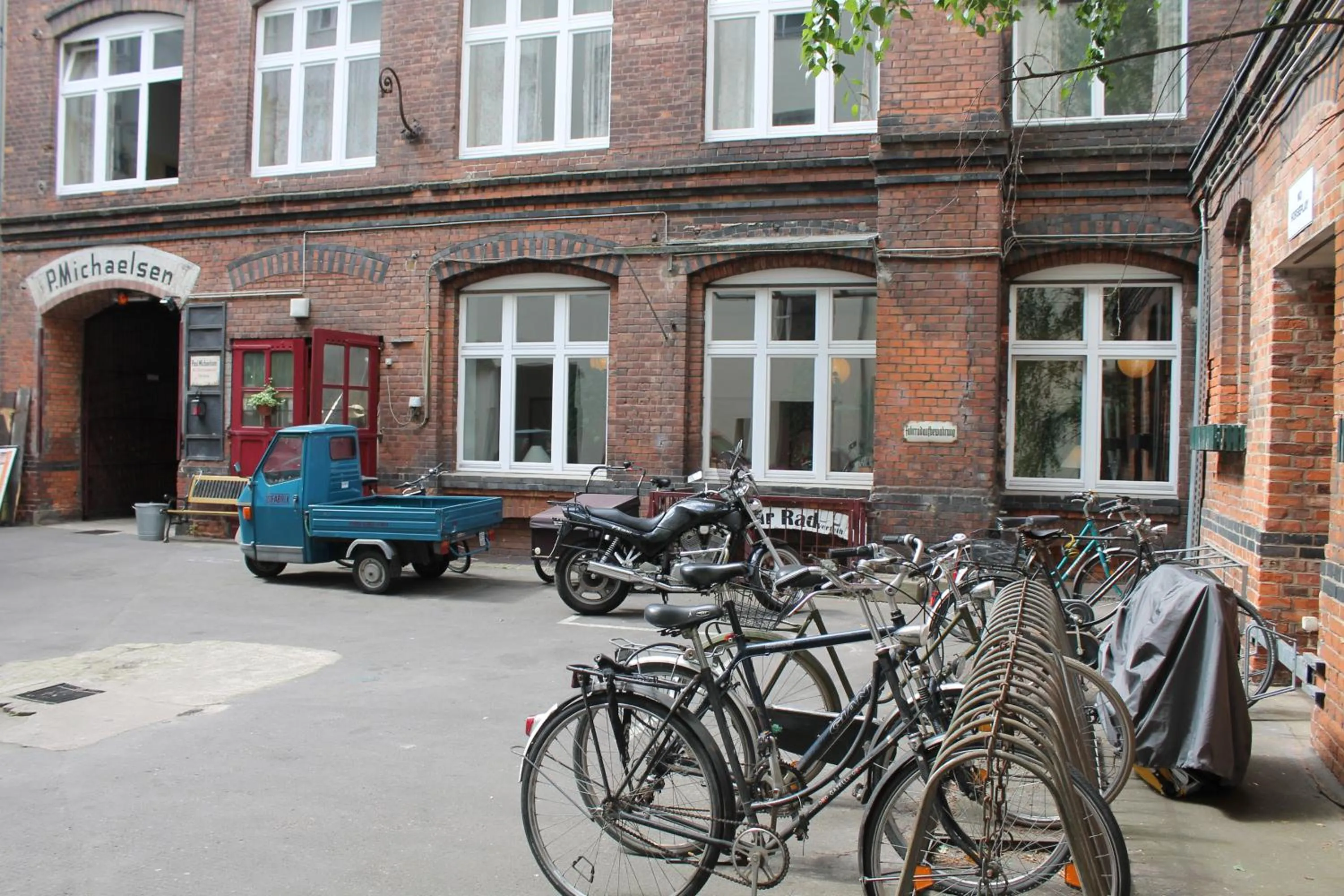 Decorative detail in Die Fabrik - Hostel
