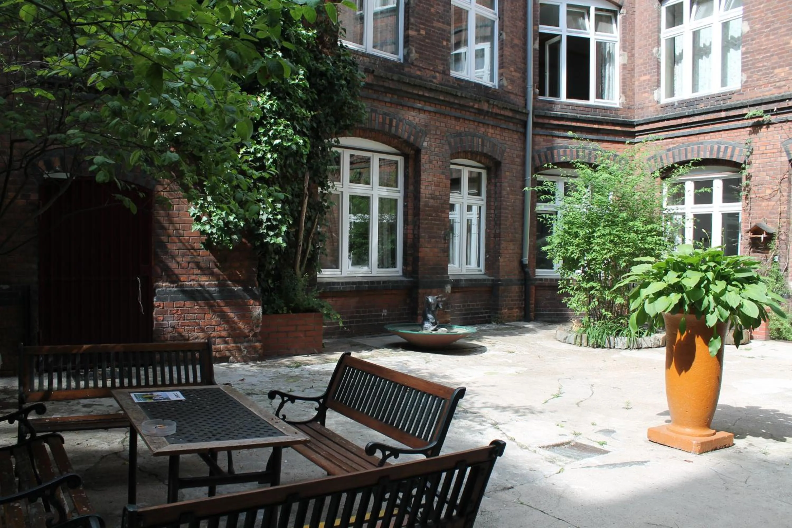 Balcony/Terrace in Die Fabrik - Hostel
