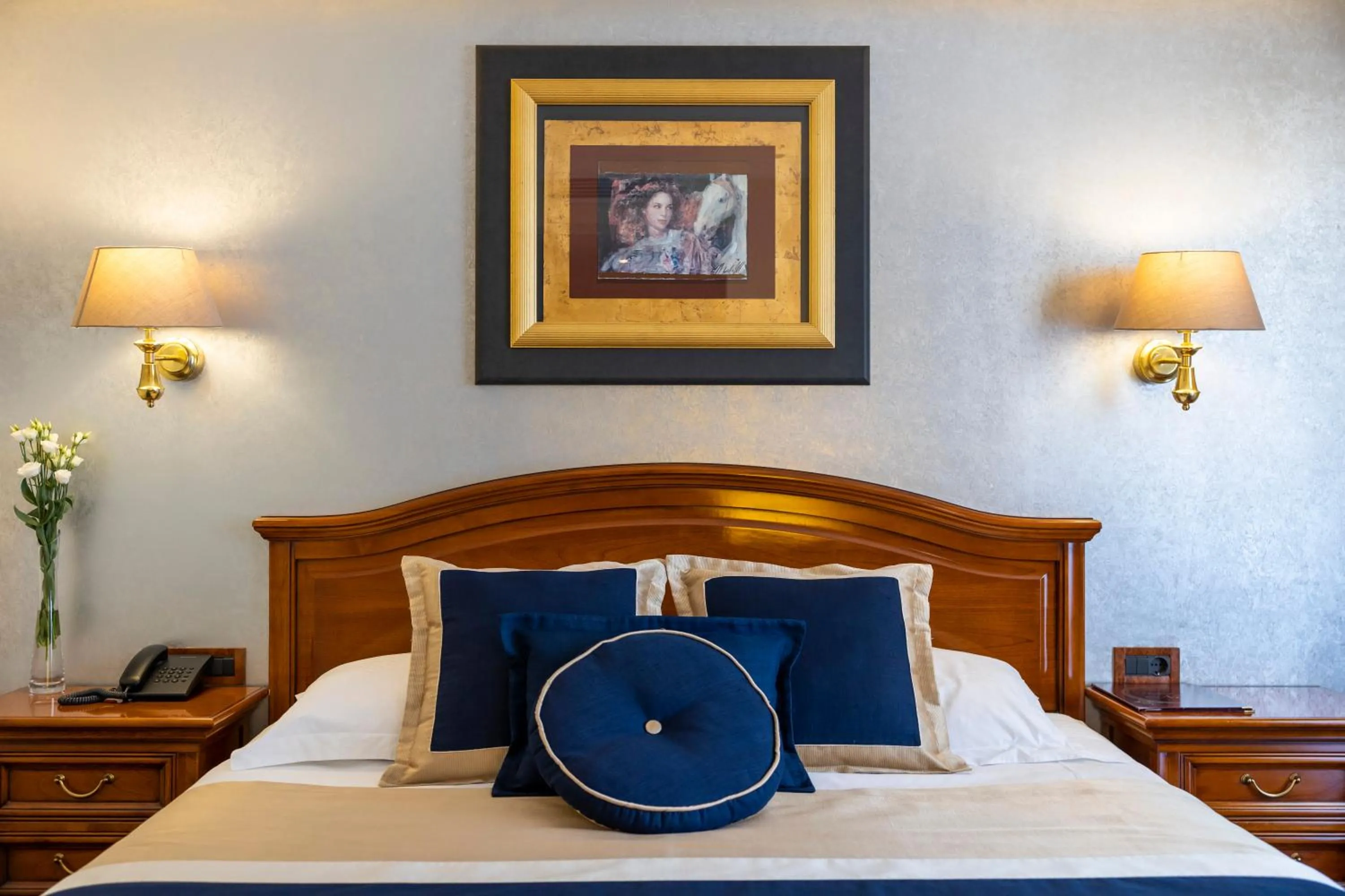 Bed in Hotel Niko
