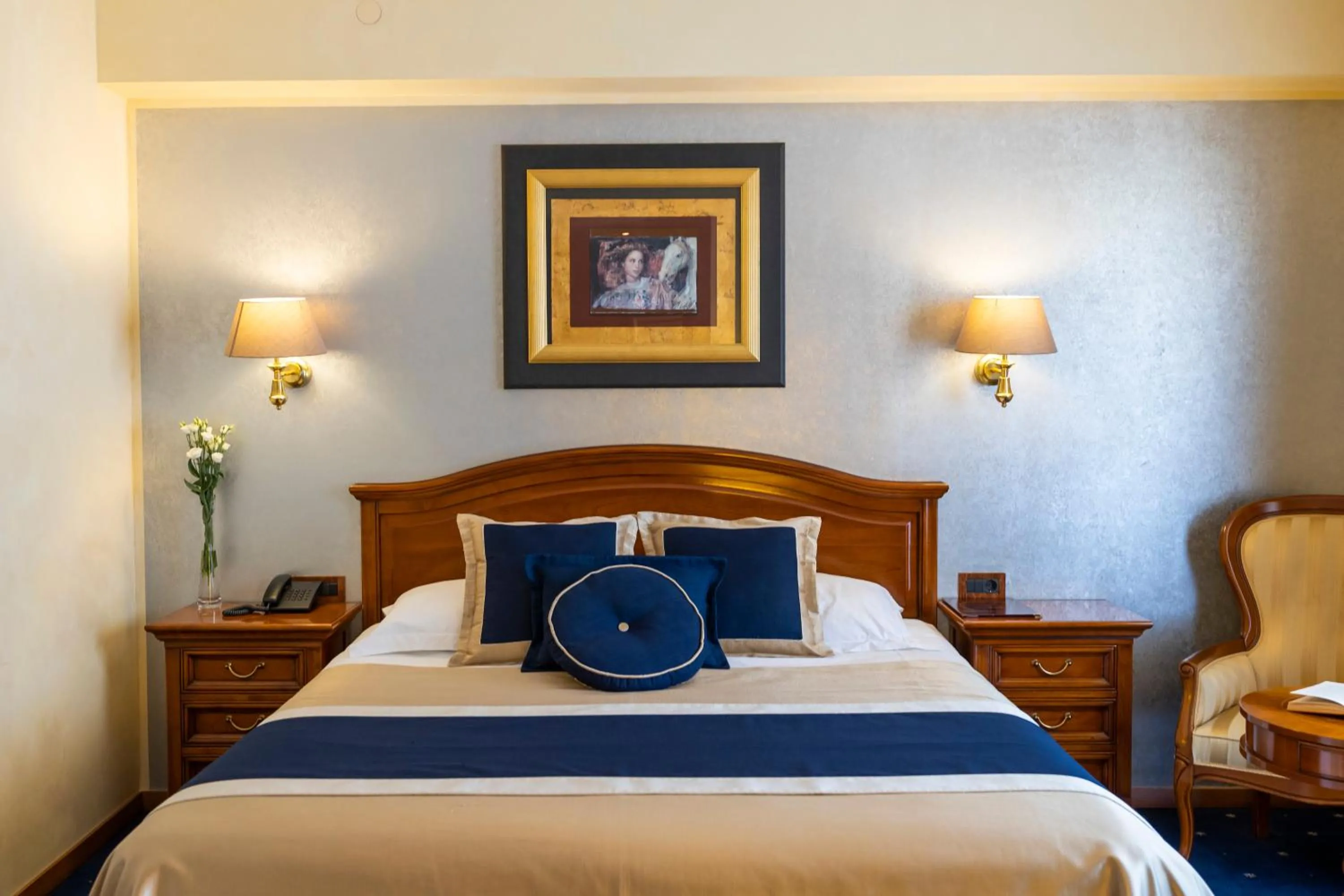 Bed in Hotel Niko