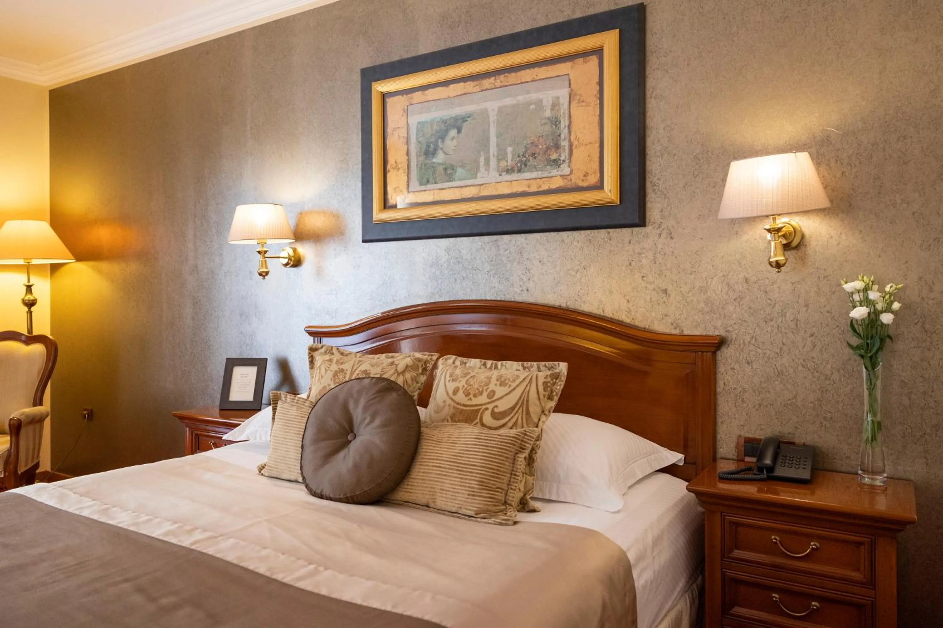 Bed in Hotel Niko