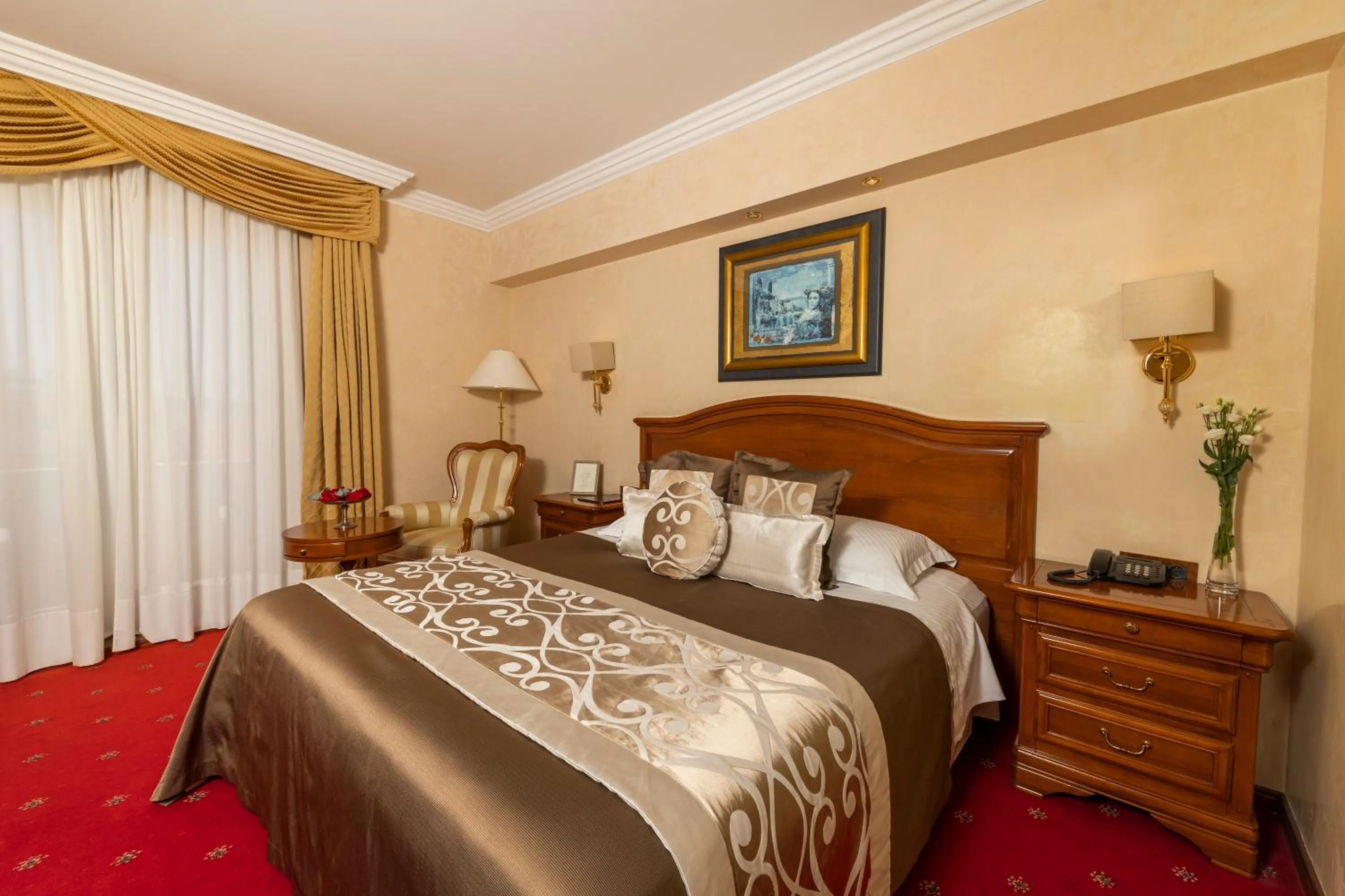 Bed in Hotel Niko