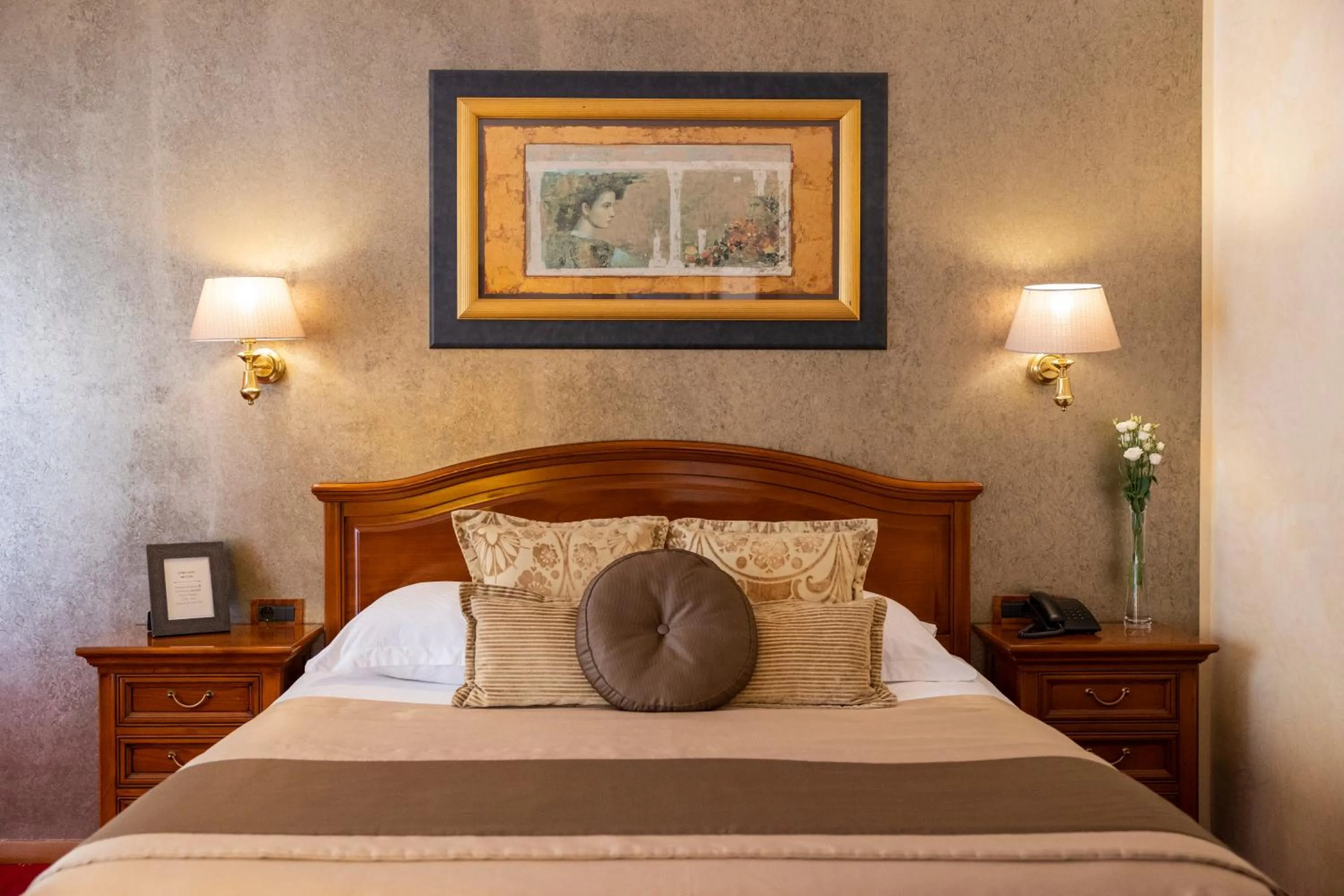 Bed in Hotel Niko