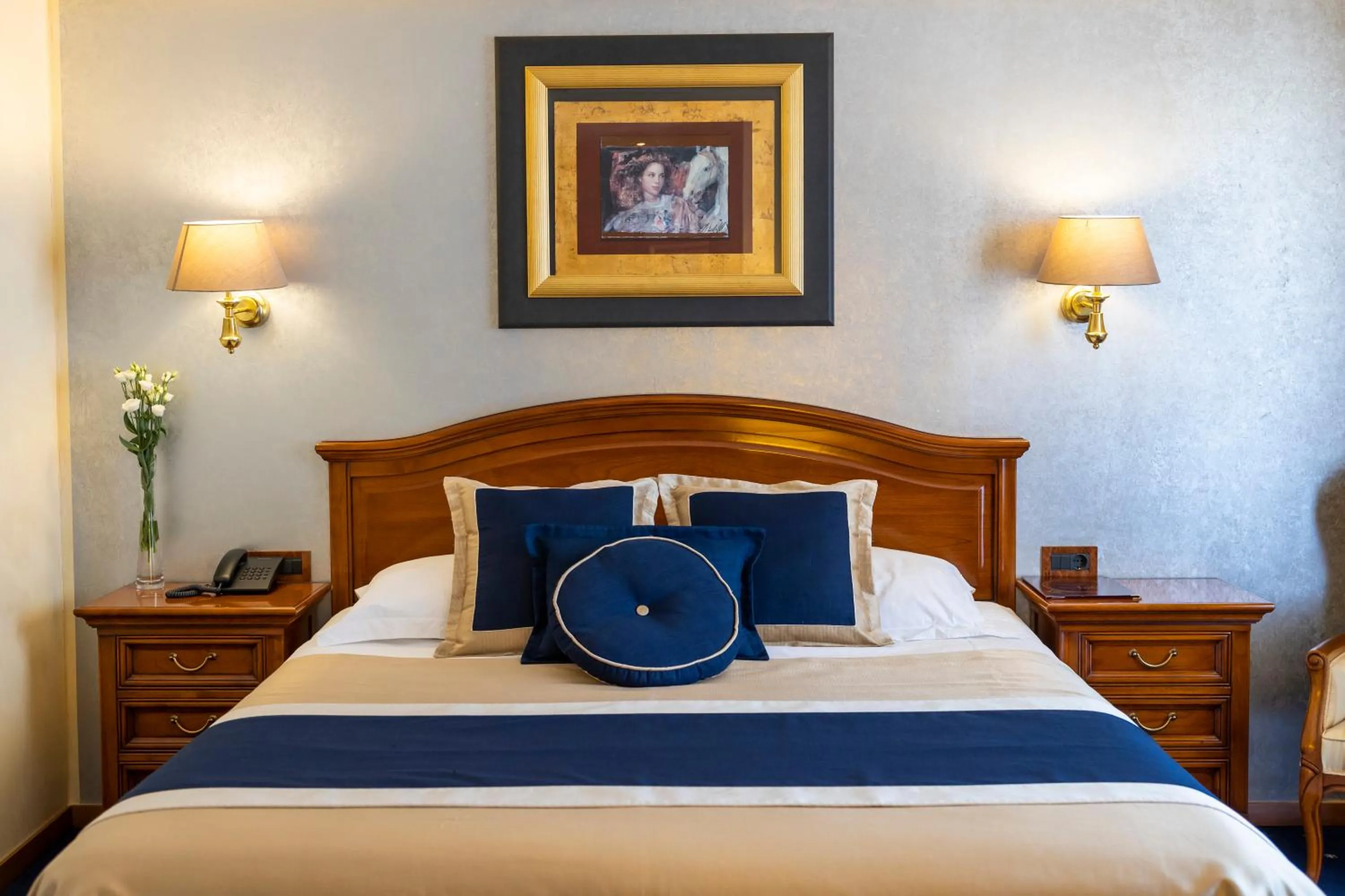 Bed in Hotel Niko