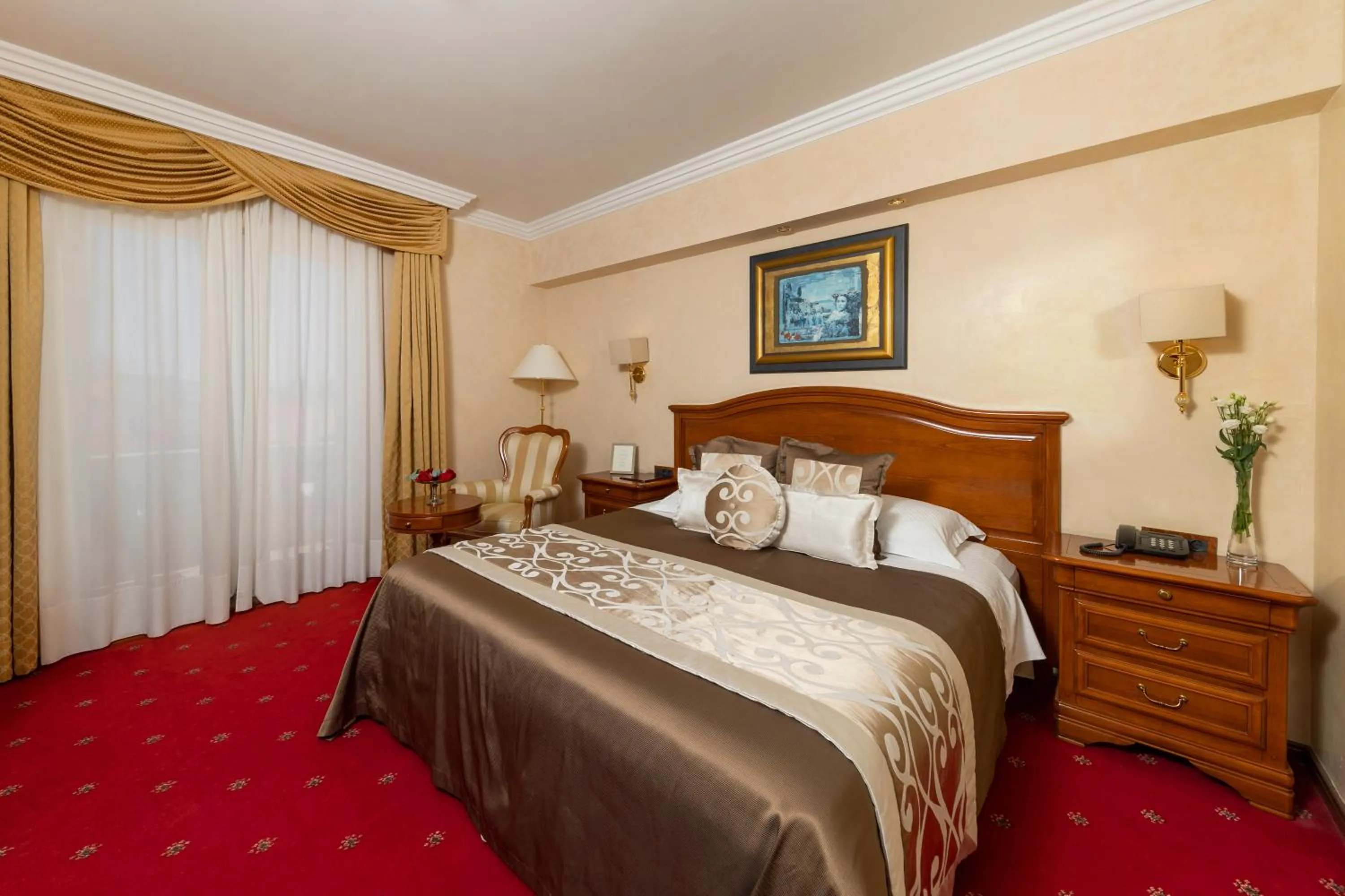 Bed in Hotel Niko