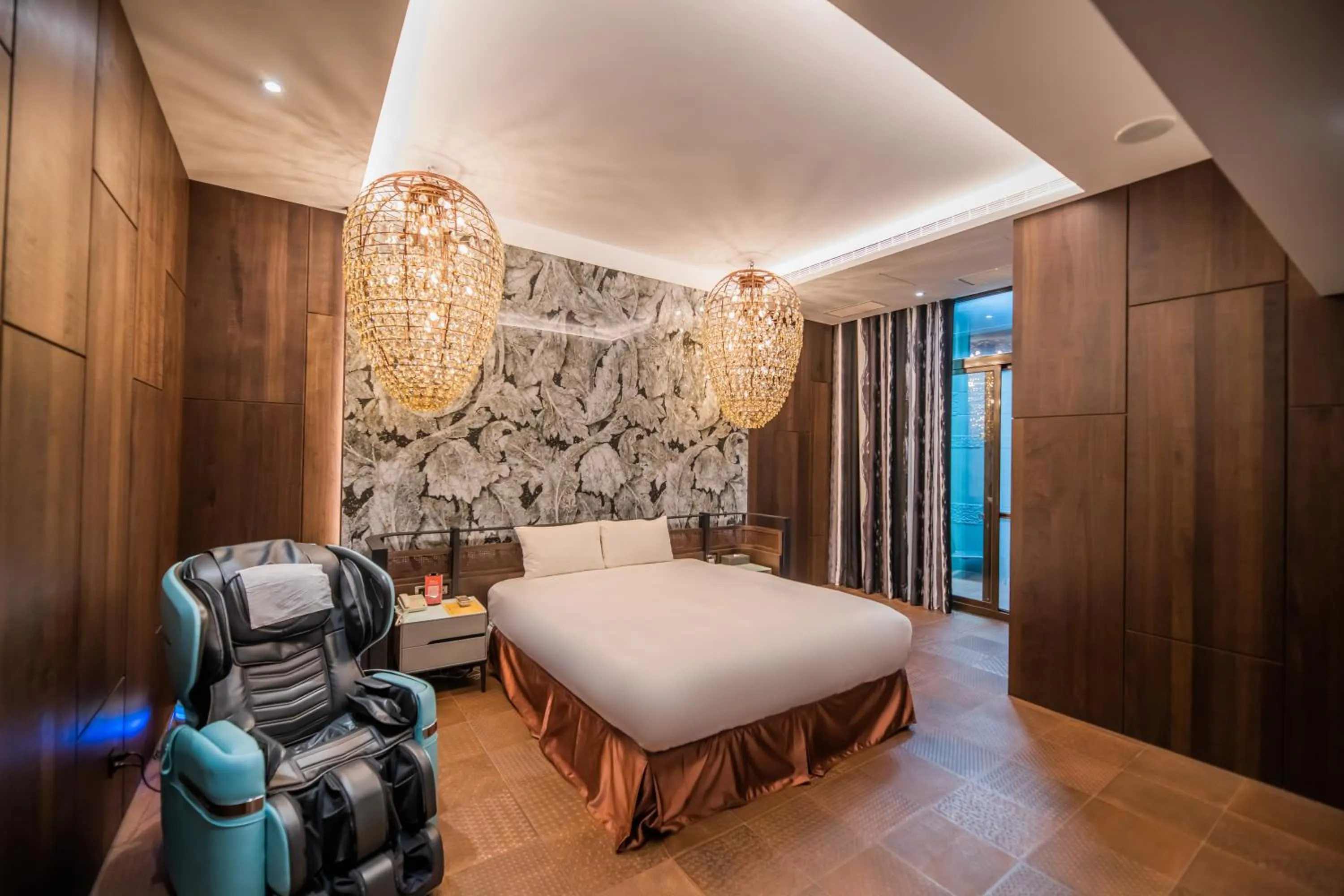 Bedroom, Bed in Feng Cai Motel