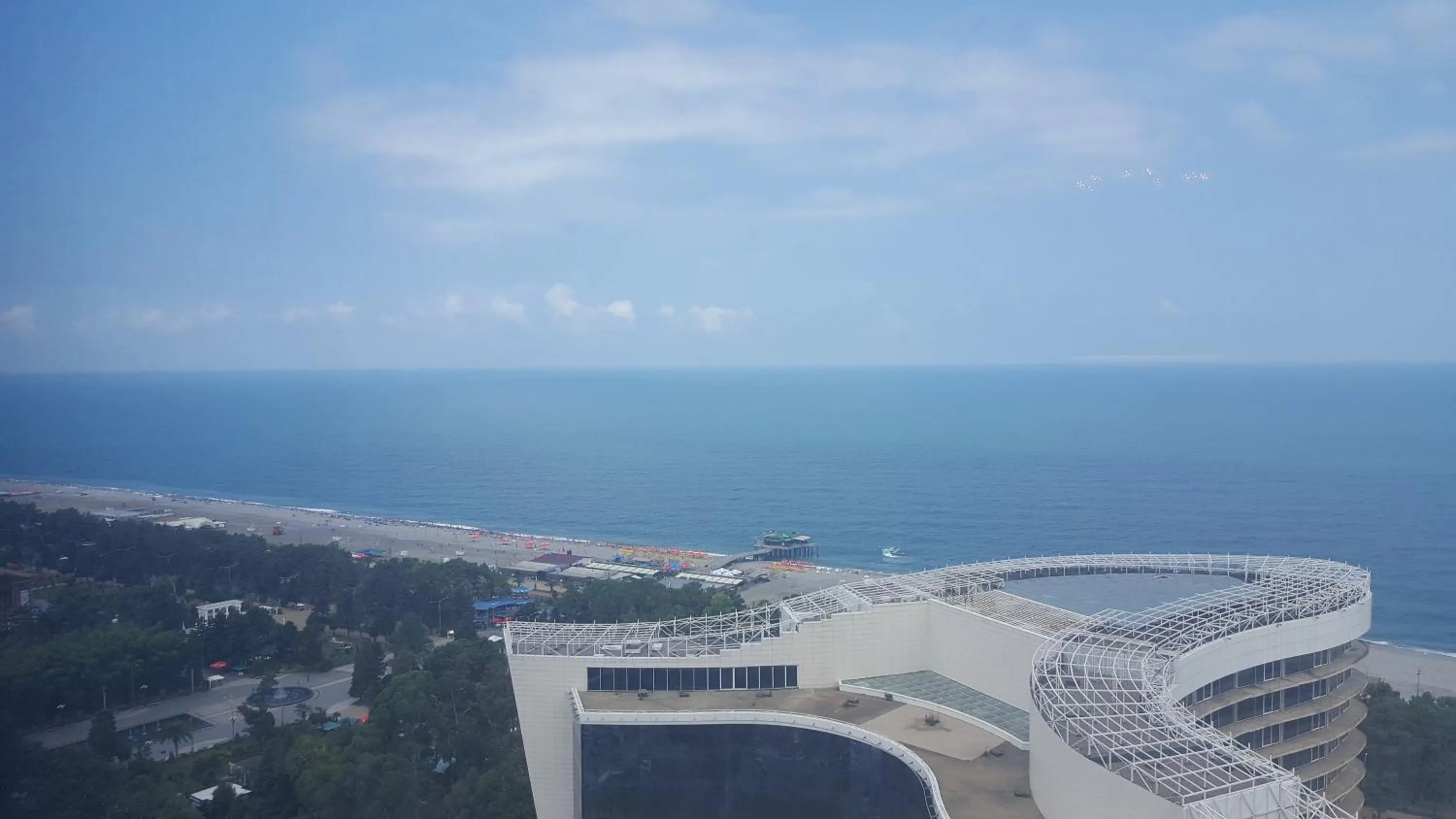 Garden view in Mimino Apartment Deluxe First Line (C I)