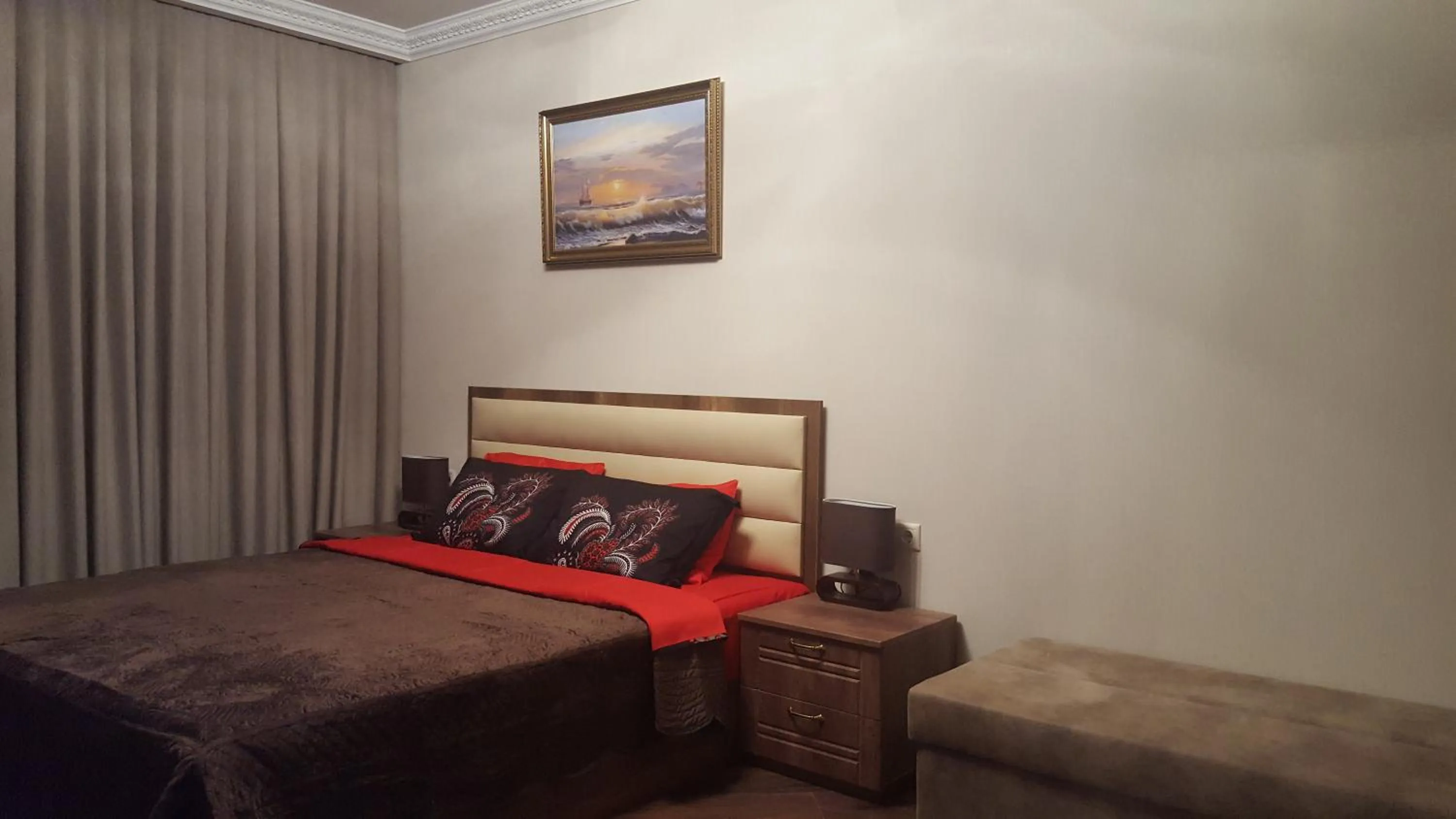 Bed in Mimino Apartment Deluxe First Line (C I)