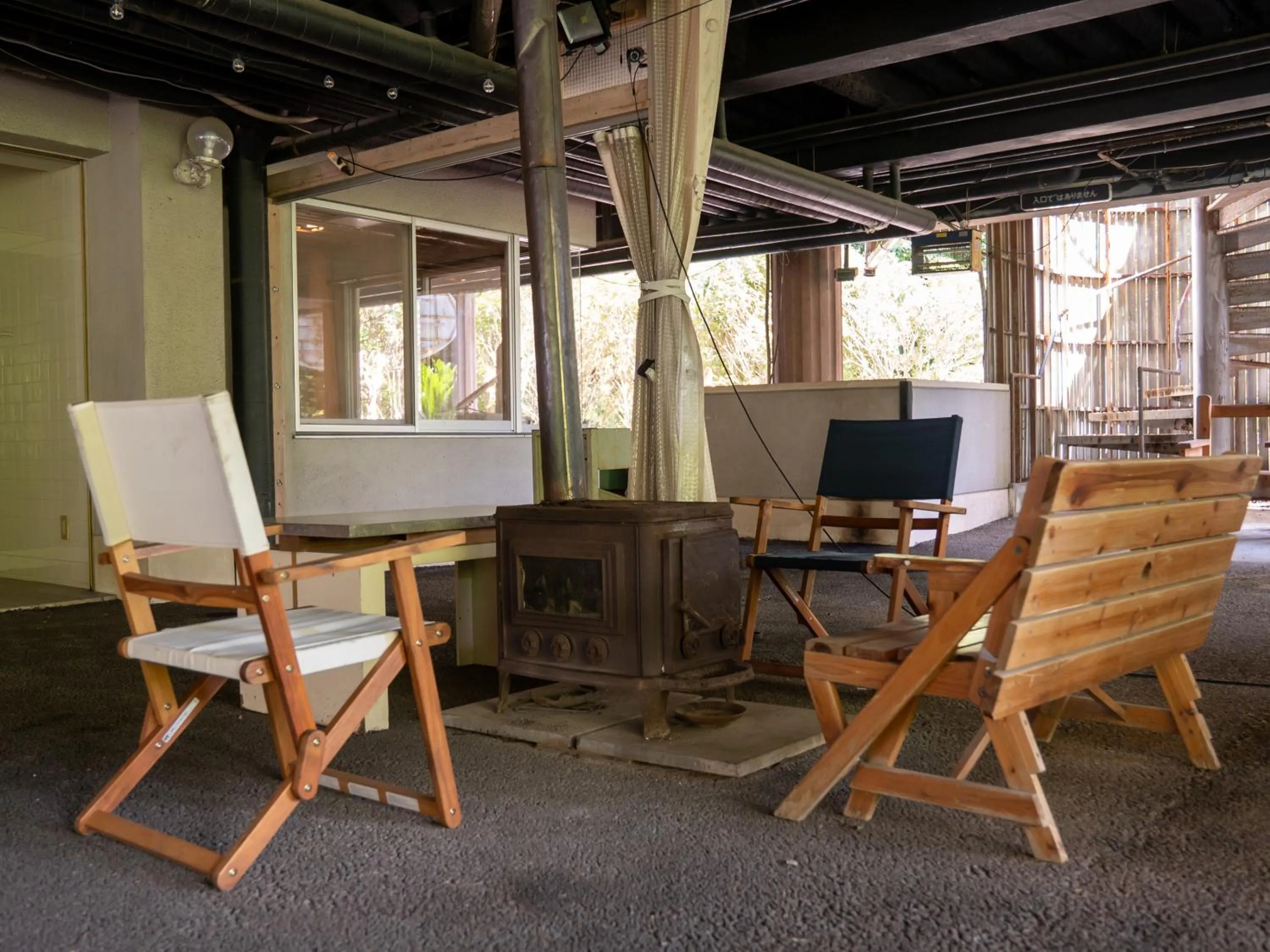 fireplace in Farm Garden Hotel