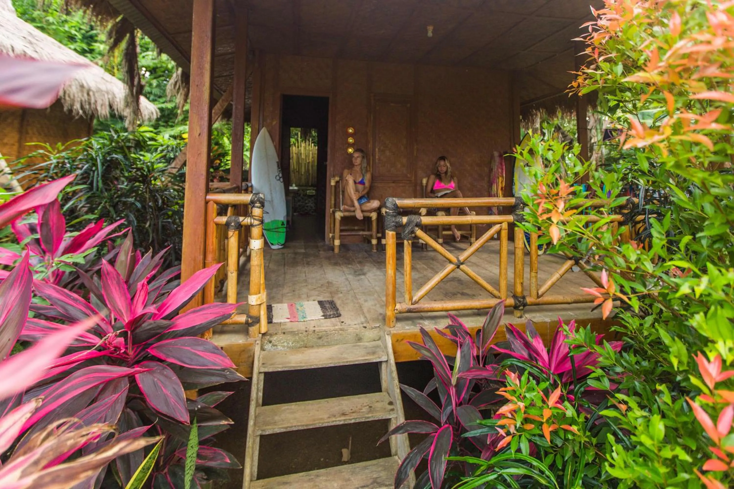 Balcony/Terrace in Mojosurf Camp Red Island