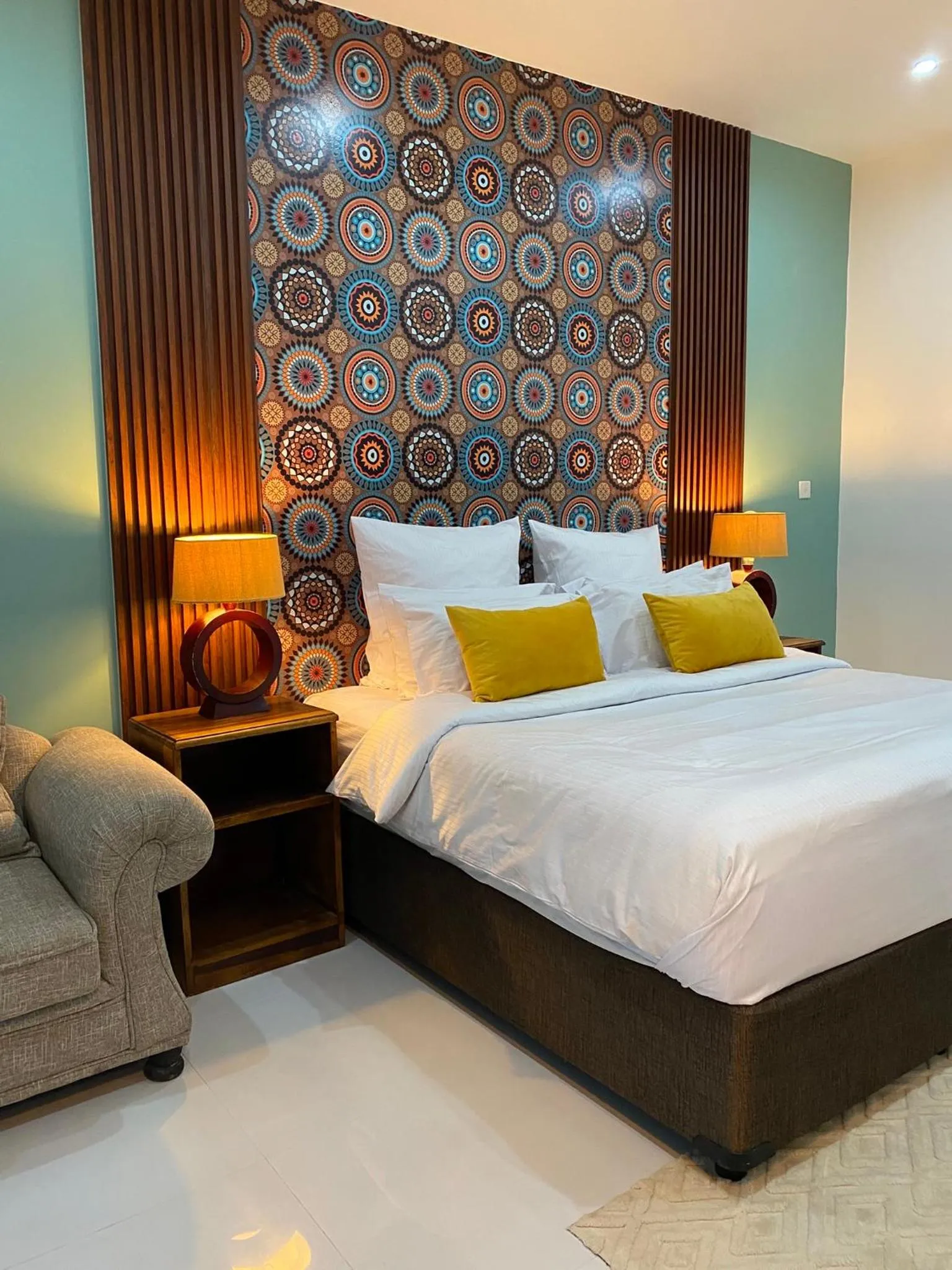 Bed in Ngoma Zanga Lodge