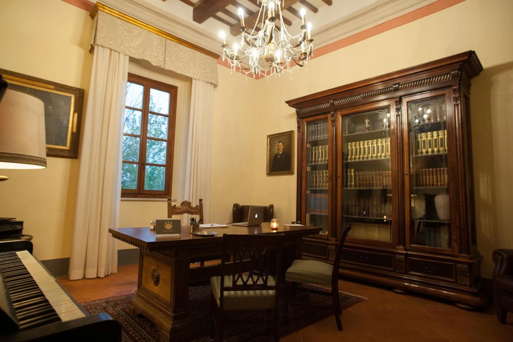 Library in Relais Villa Scarfantoni B&B