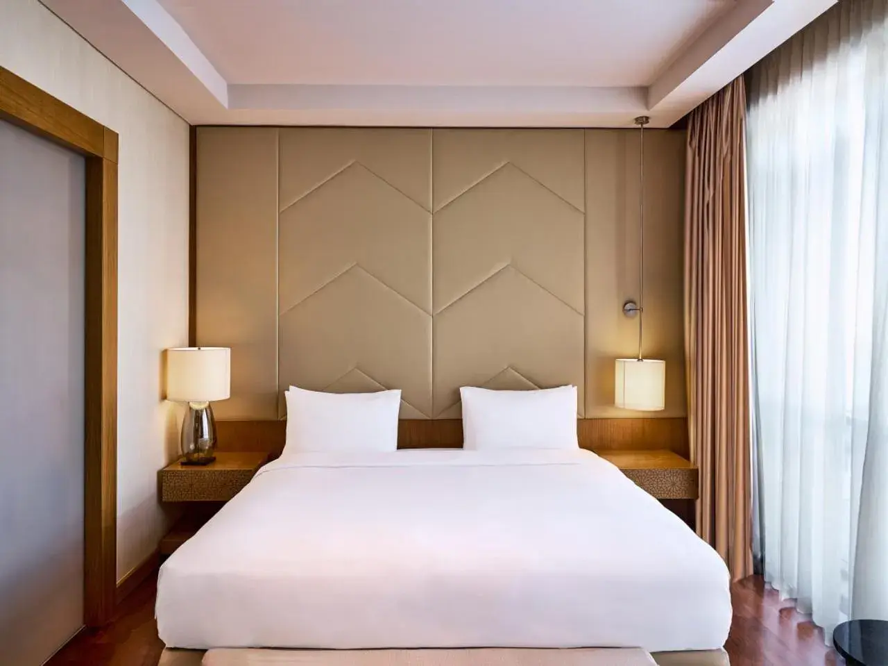 Bed in Hyatt Regency Tashkent Bed in Hyatt Regency Tashkent