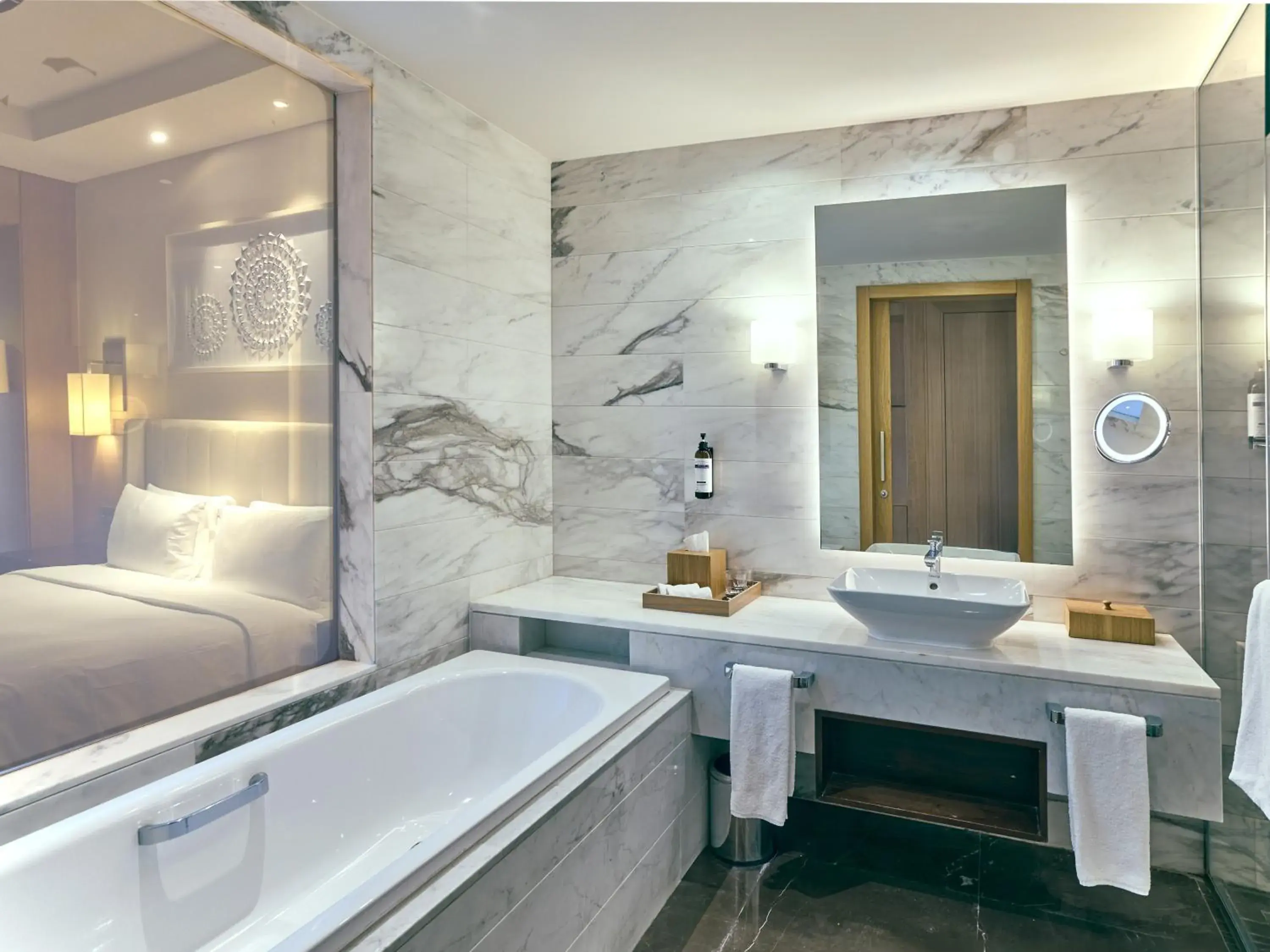 Bed in Hyatt Regency Tashkent Bed in Hyatt Regency Tashkent