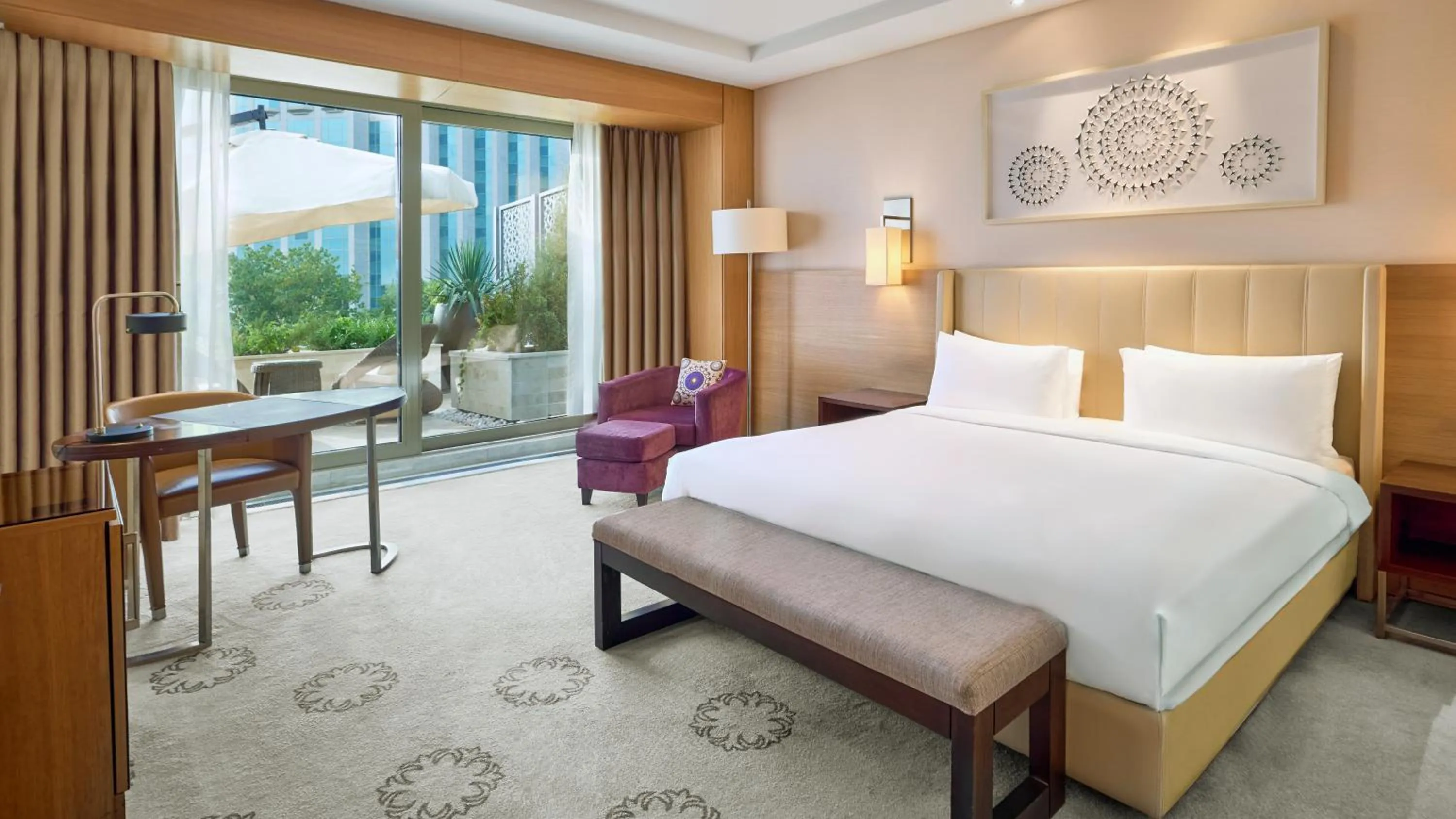 Bed in Hyatt Regency Tashkent