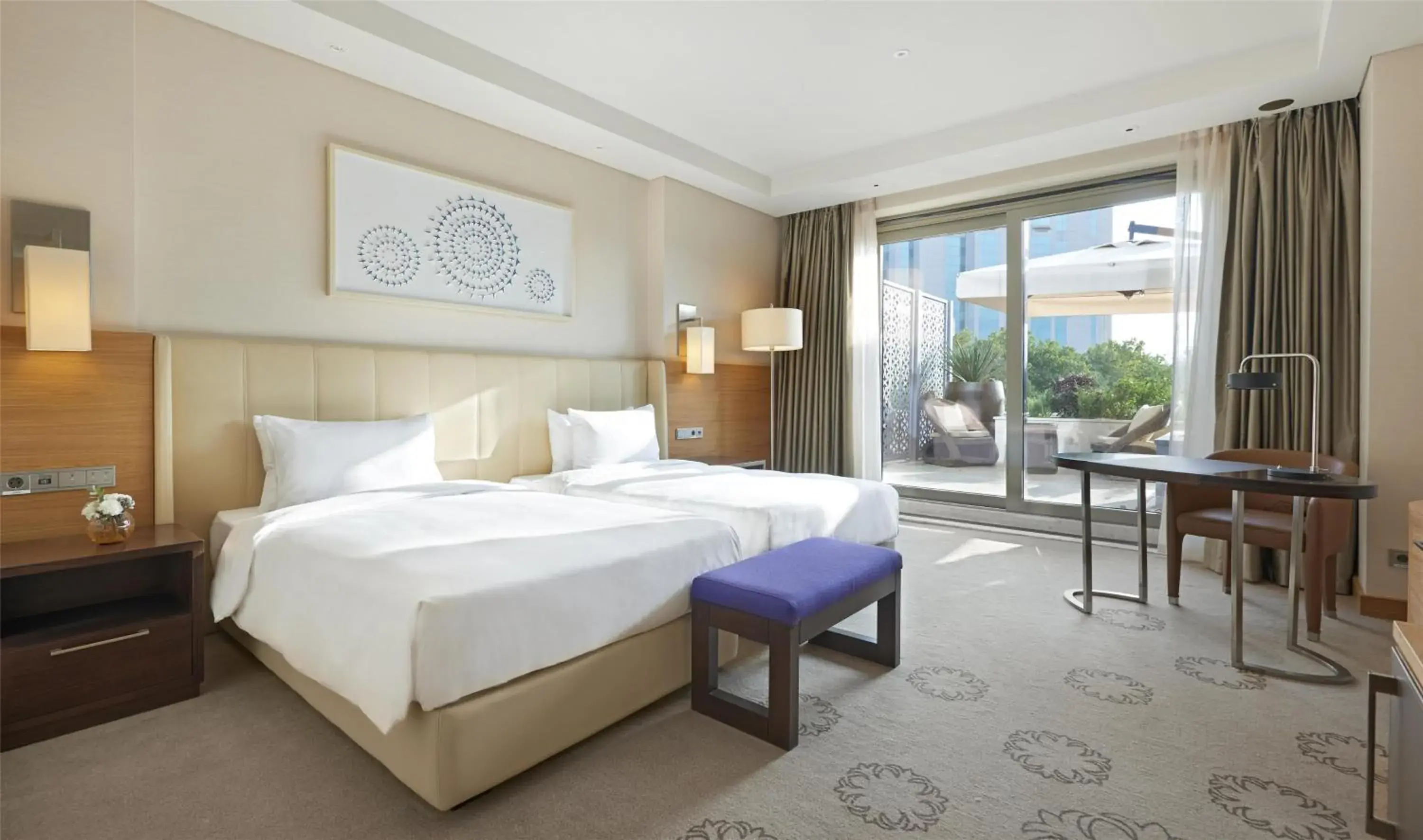 Bed in Hyatt Regency Tashkent Bed in Hyatt Regency Tashkent