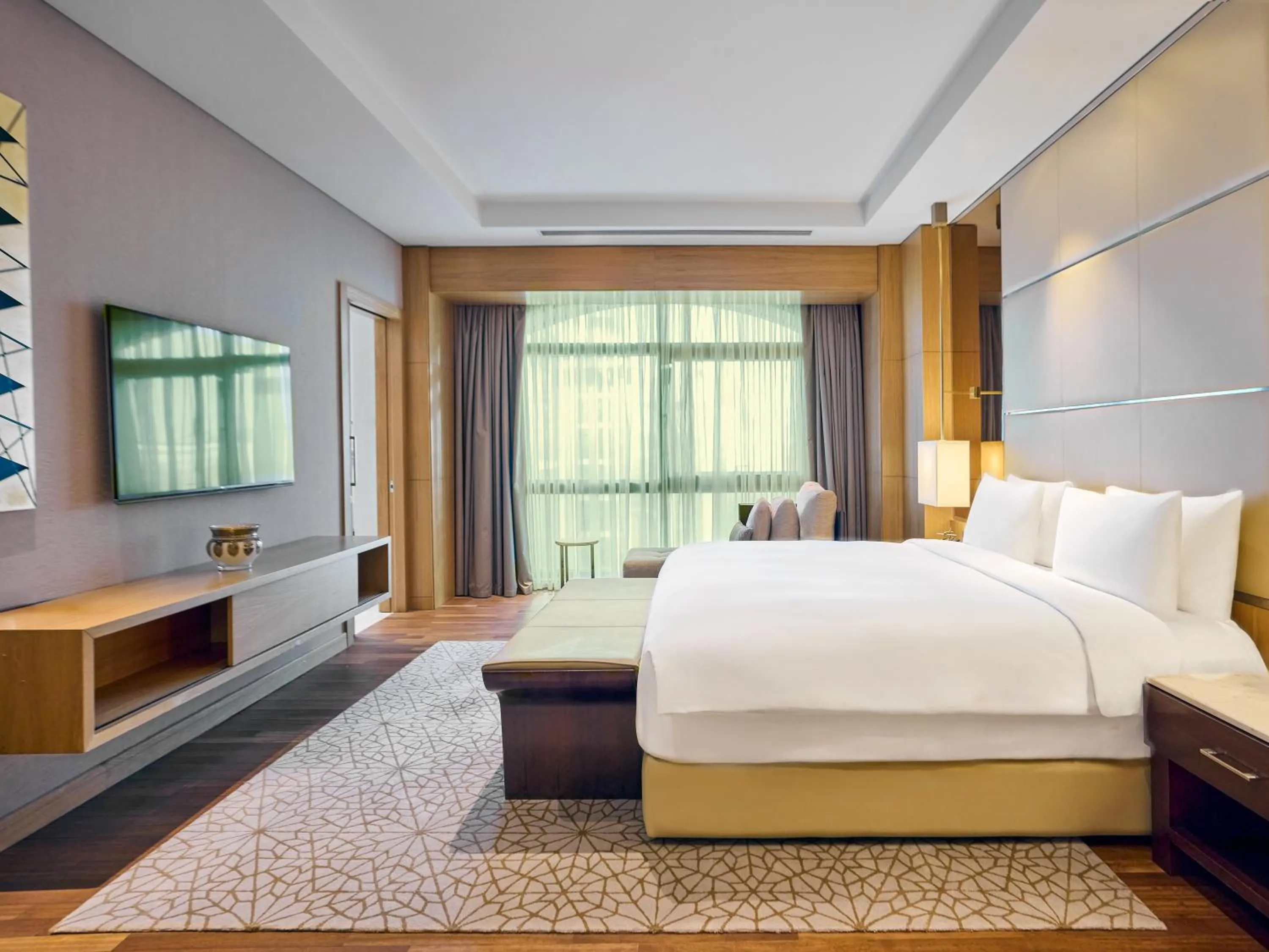 Bed in Hyatt Regency Tashkent