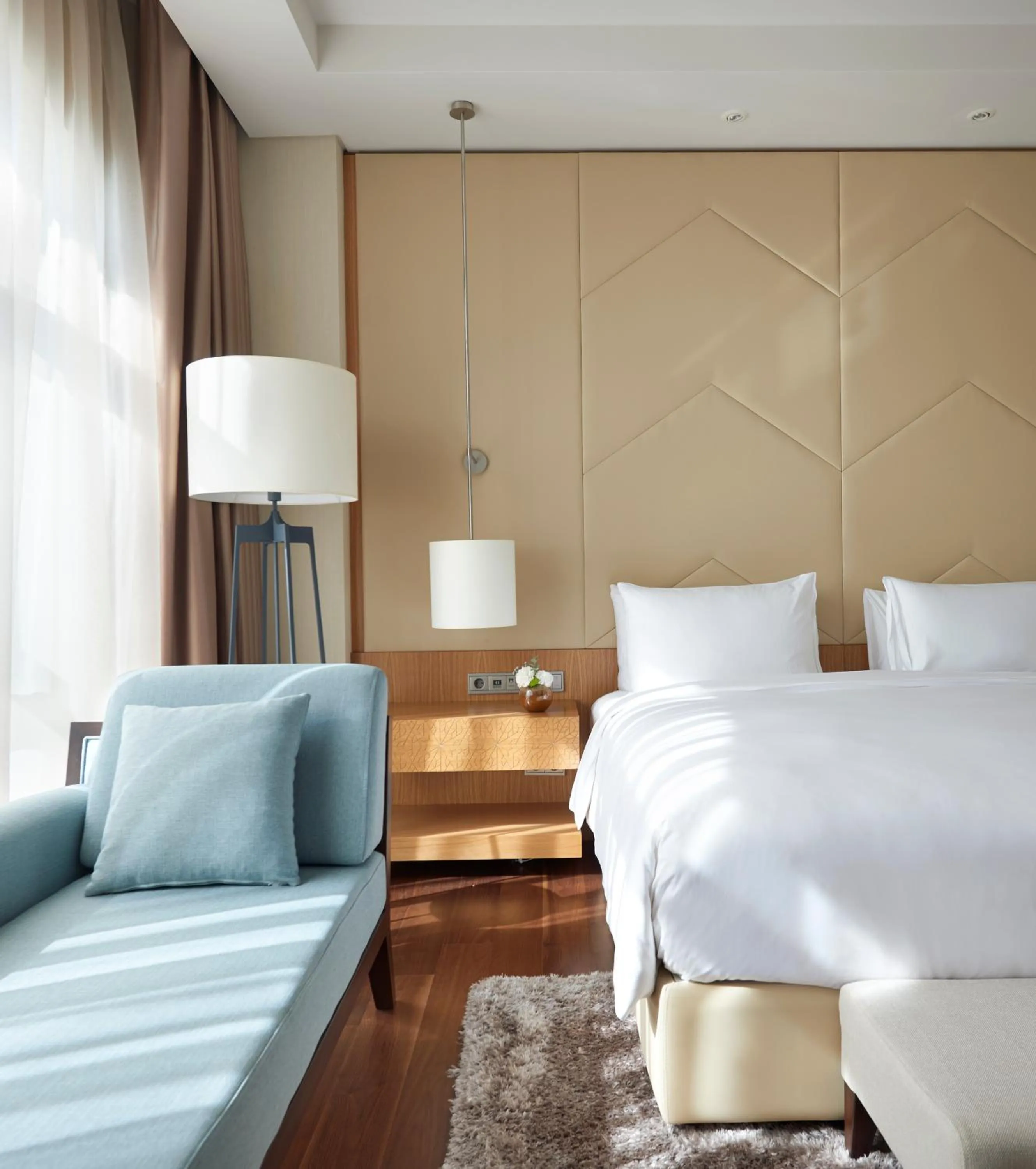 Bed in Hyatt Regency Tashkent