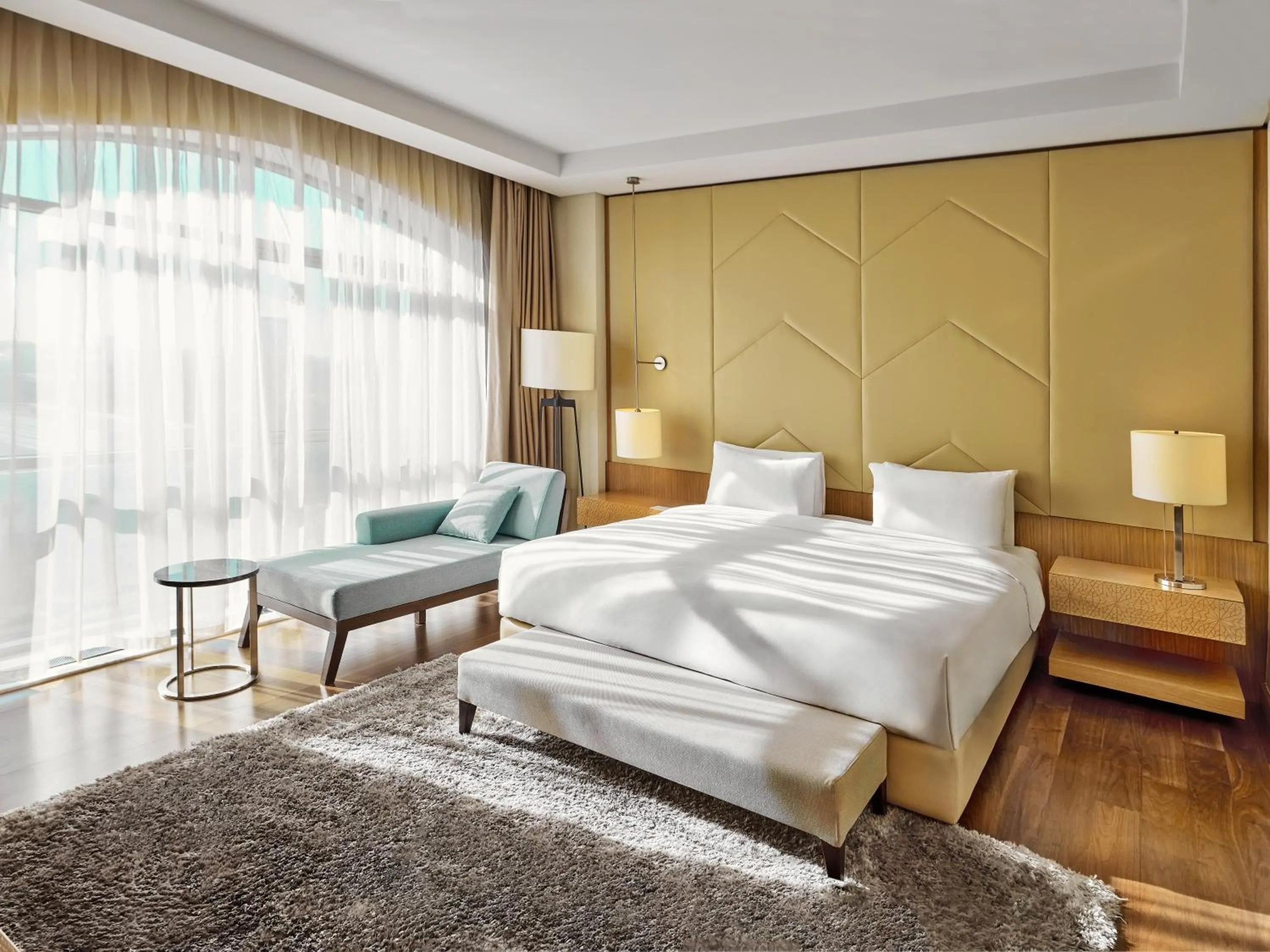 Bed in Hyatt Regency Tashkent