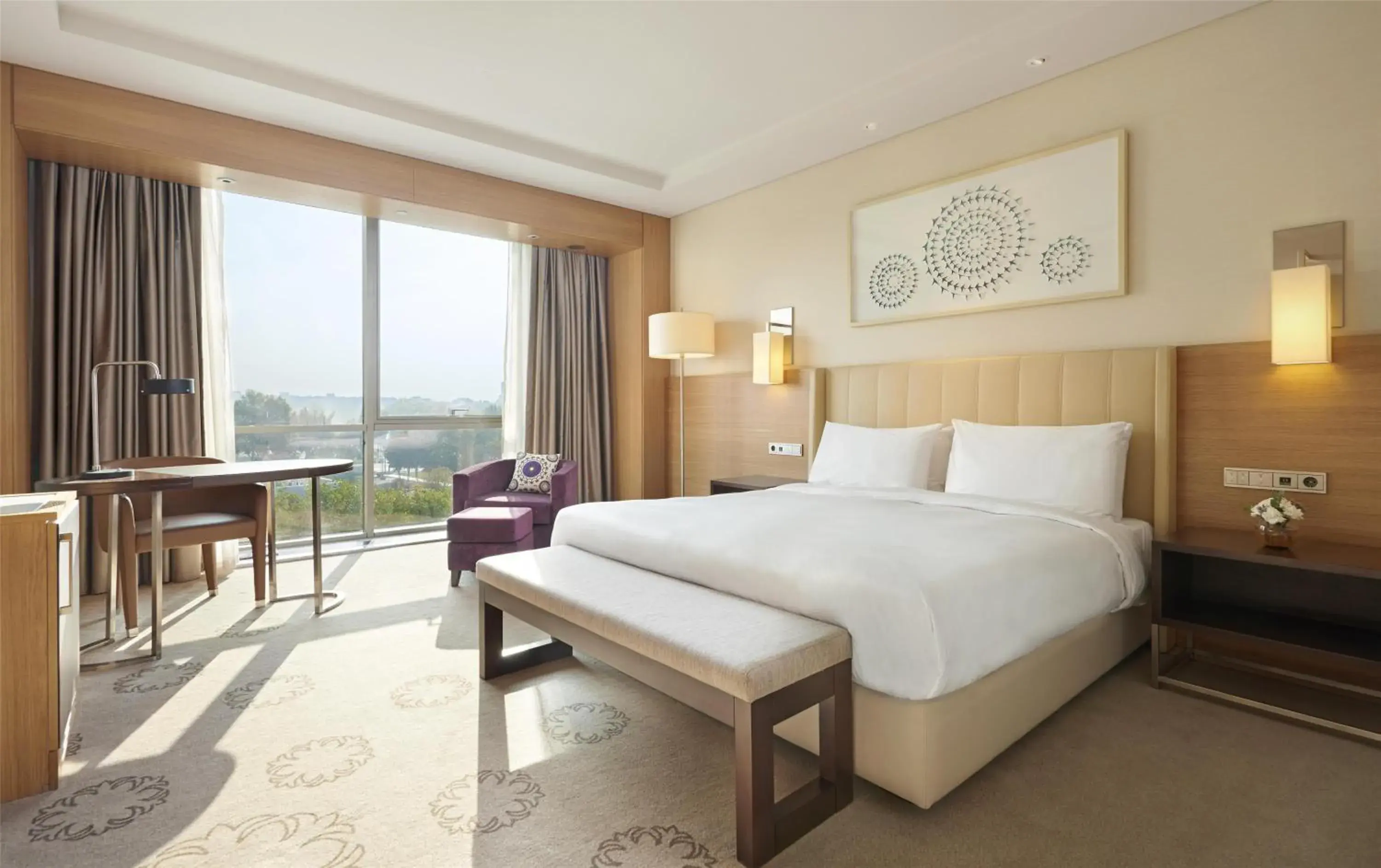 Bed in Hyatt Regency Tashkent Bed in Hyatt Regency Tashkent