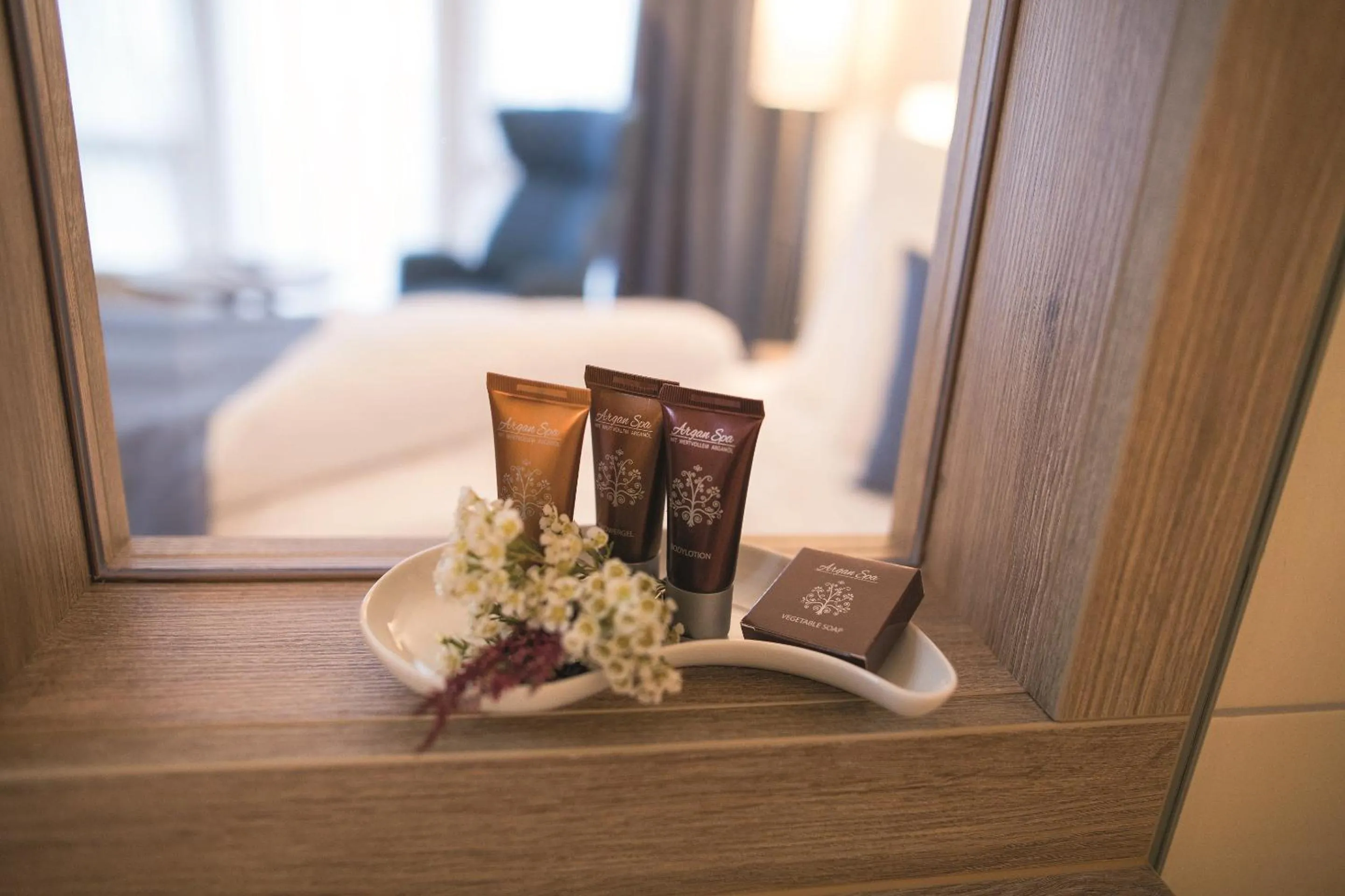 Decorative detail, Bed in Siebenquell® GesundZeitResort