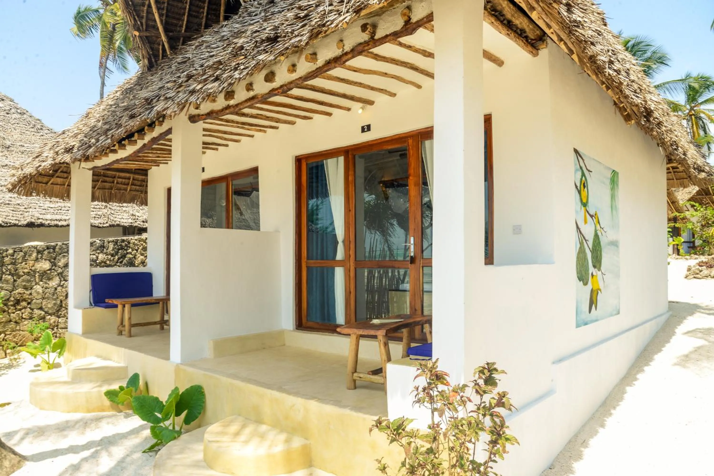 Balcony/Terrace in Mnana Beach Bungalows