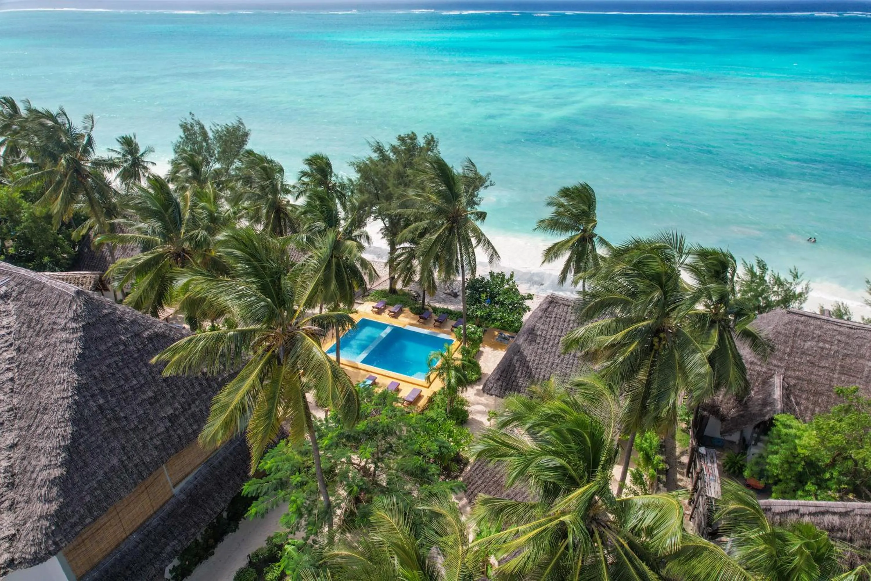 Bird's eye view in Mnana Beach Bungalows