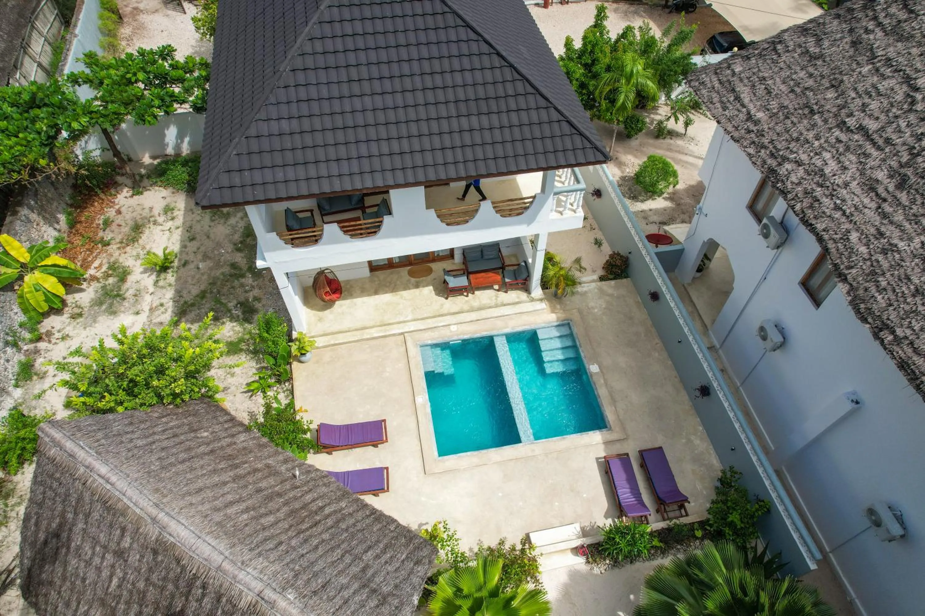 Bird's eye view in Mnana Beach Bungalows