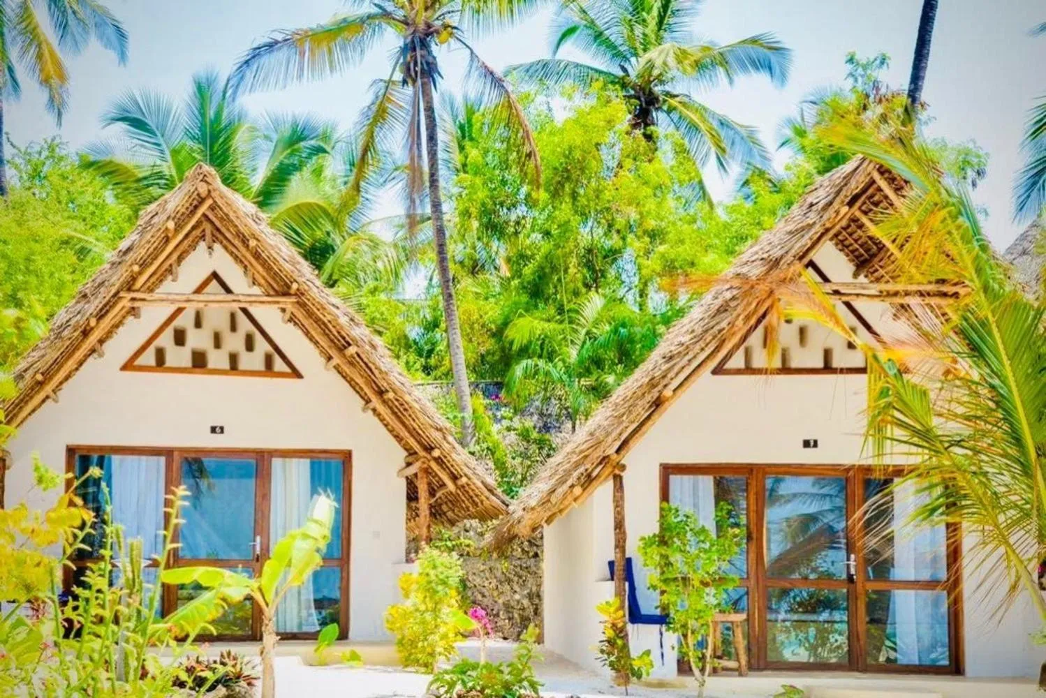 Garden in Mnana Beach Bungalows