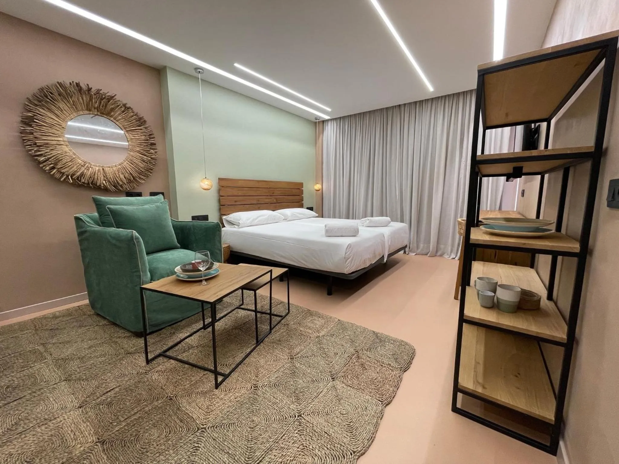 Bed in Gran Marina Suites