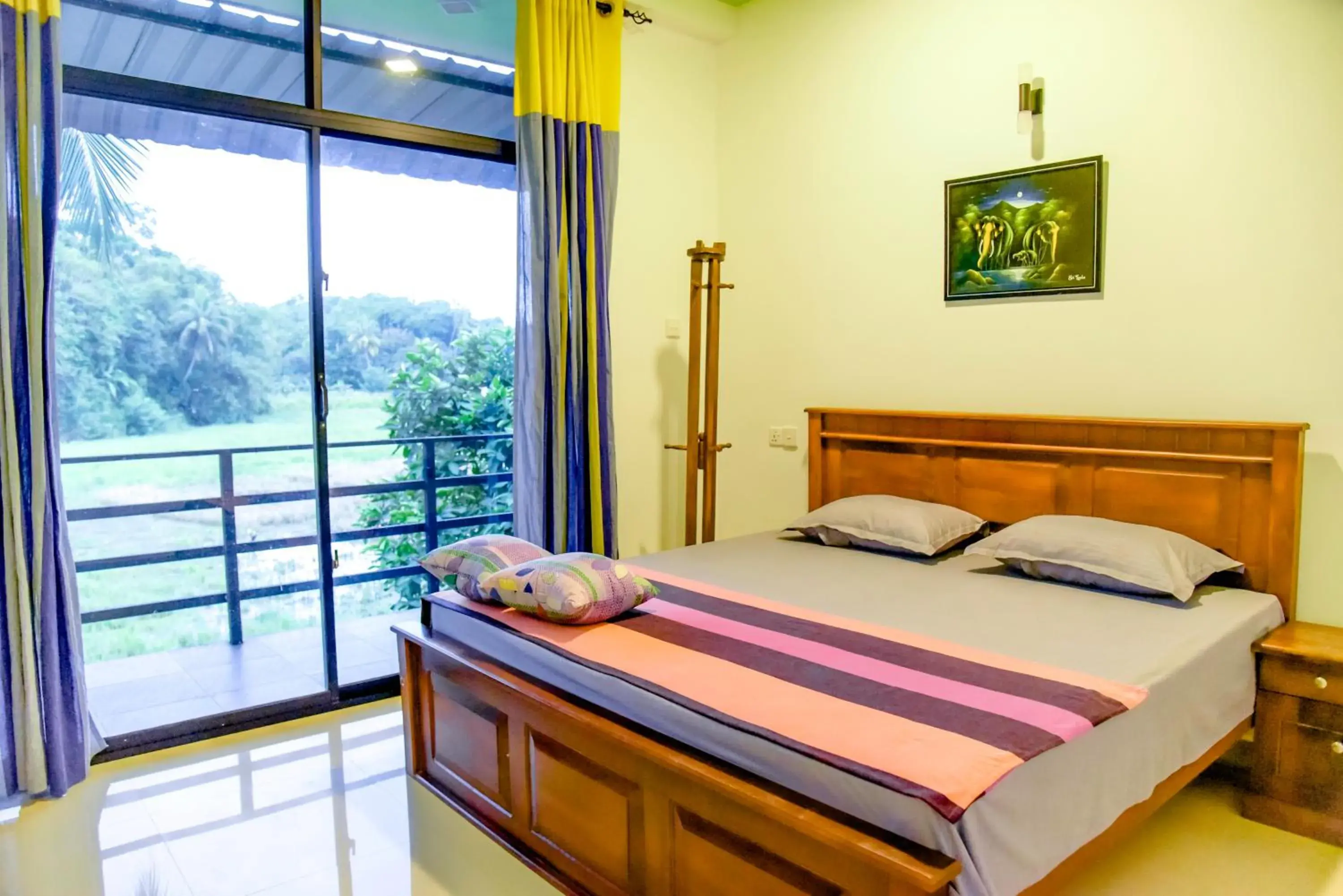 Deluxe Double Room with Balcony in Paddy Field View Resort Deluxe Double Room with Balcony in Paddy Field View Resort