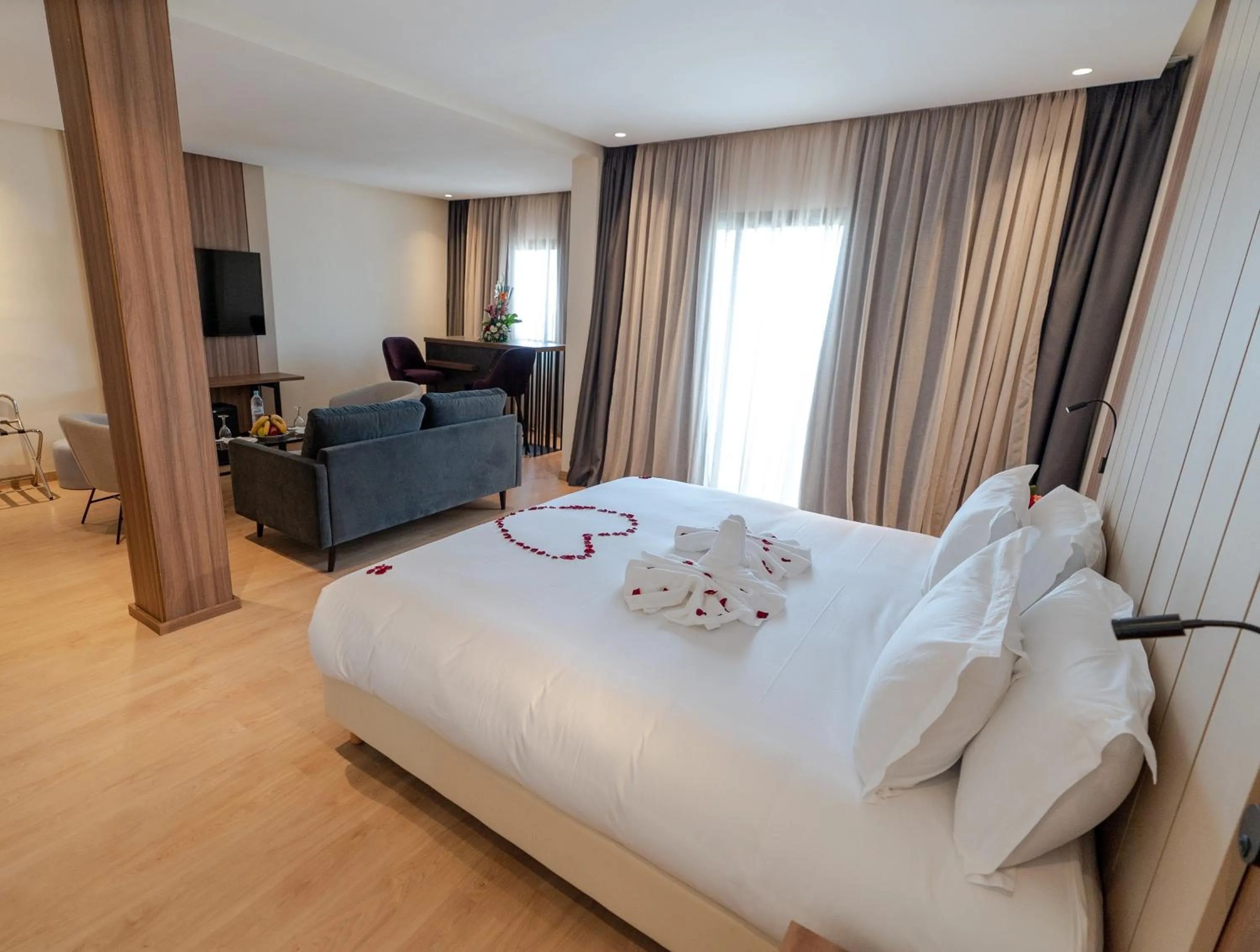 Bed in Imperial Boutique Hotel Rabat