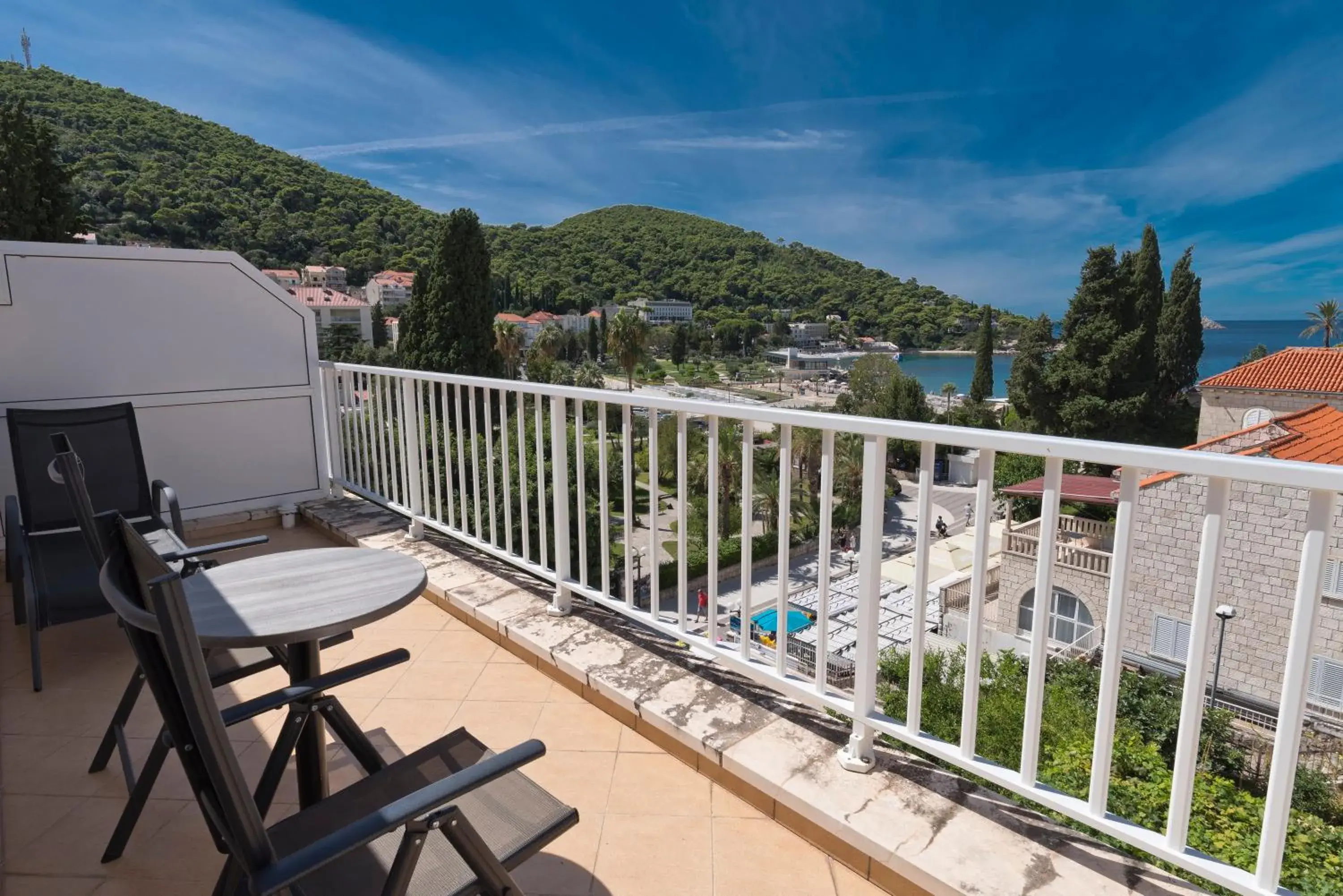 Balcony/Terrace in Hotel Perla
