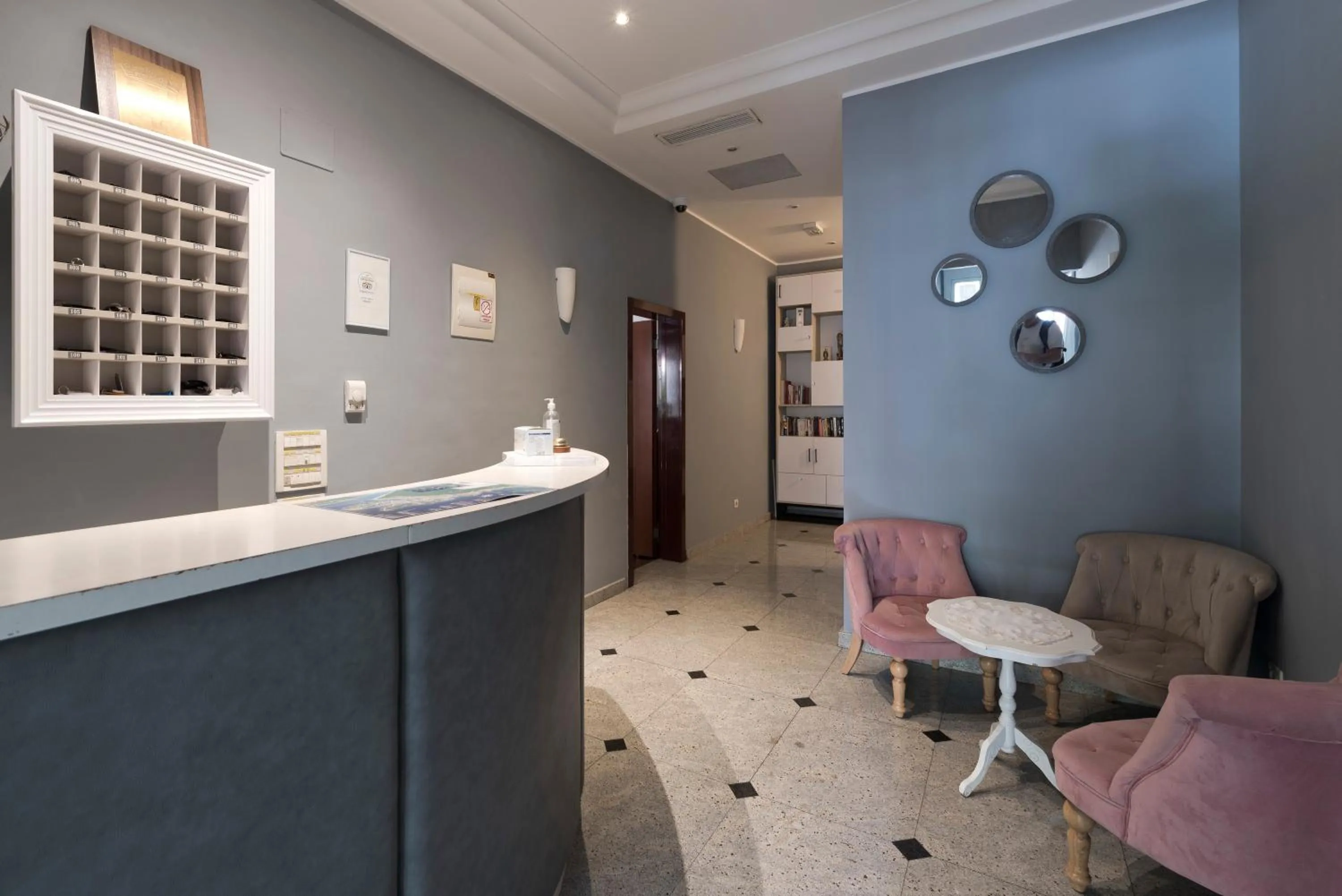 Lobby or reception in Hotel Perla