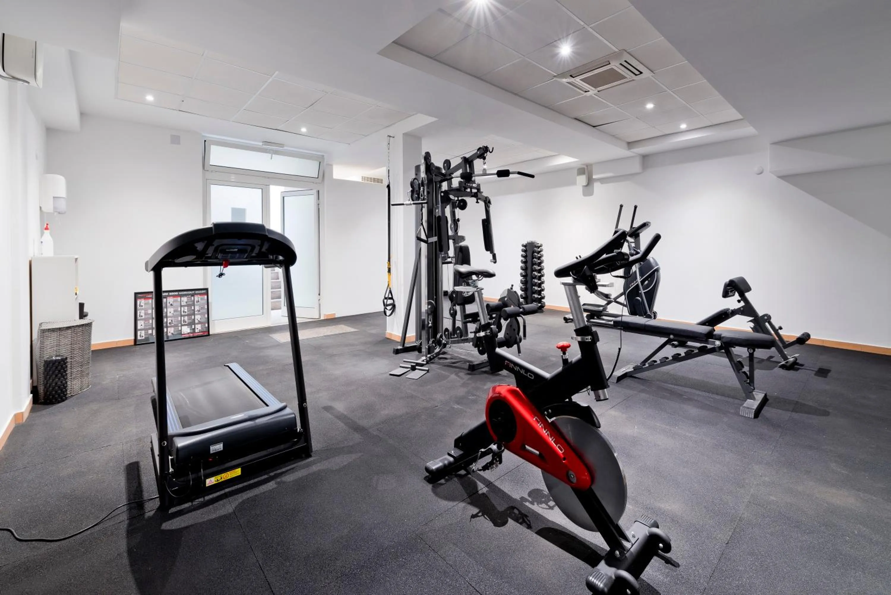 Fitness centre/facilities in Hotel Perla