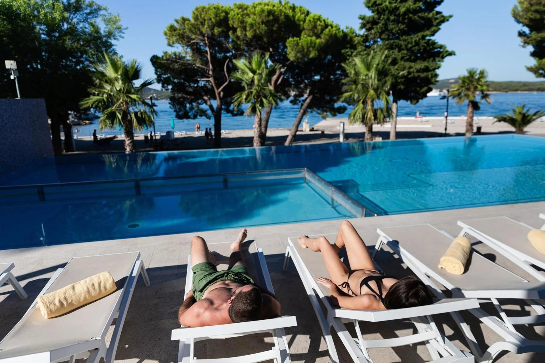 Swimming pool in Ilirija Resort Hotel Kornati