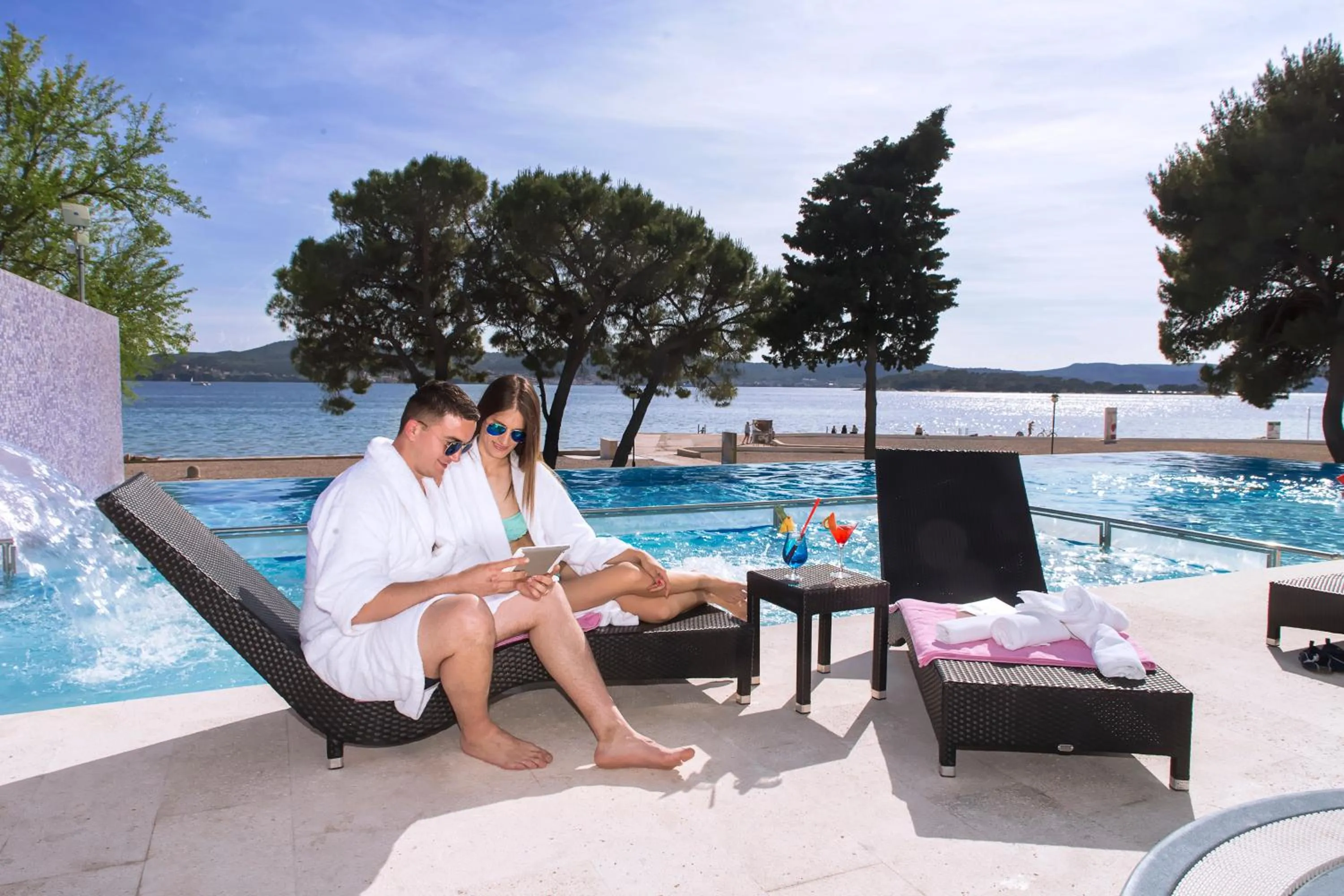 Swimming pool in Ilirija Resort Hotel Adriatic