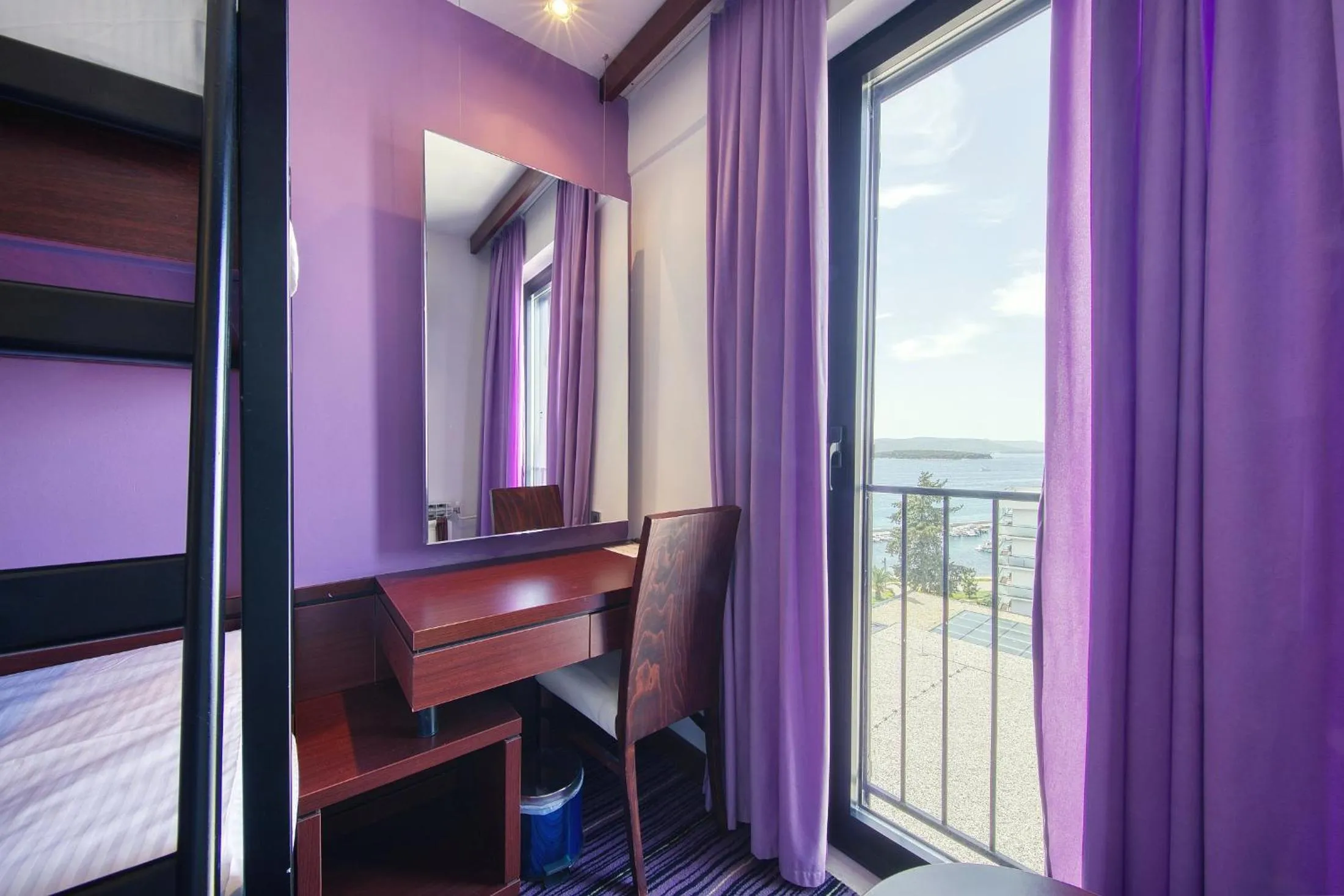 View (from property/room), Bed in Ilirija Resort Hotel Adriatic