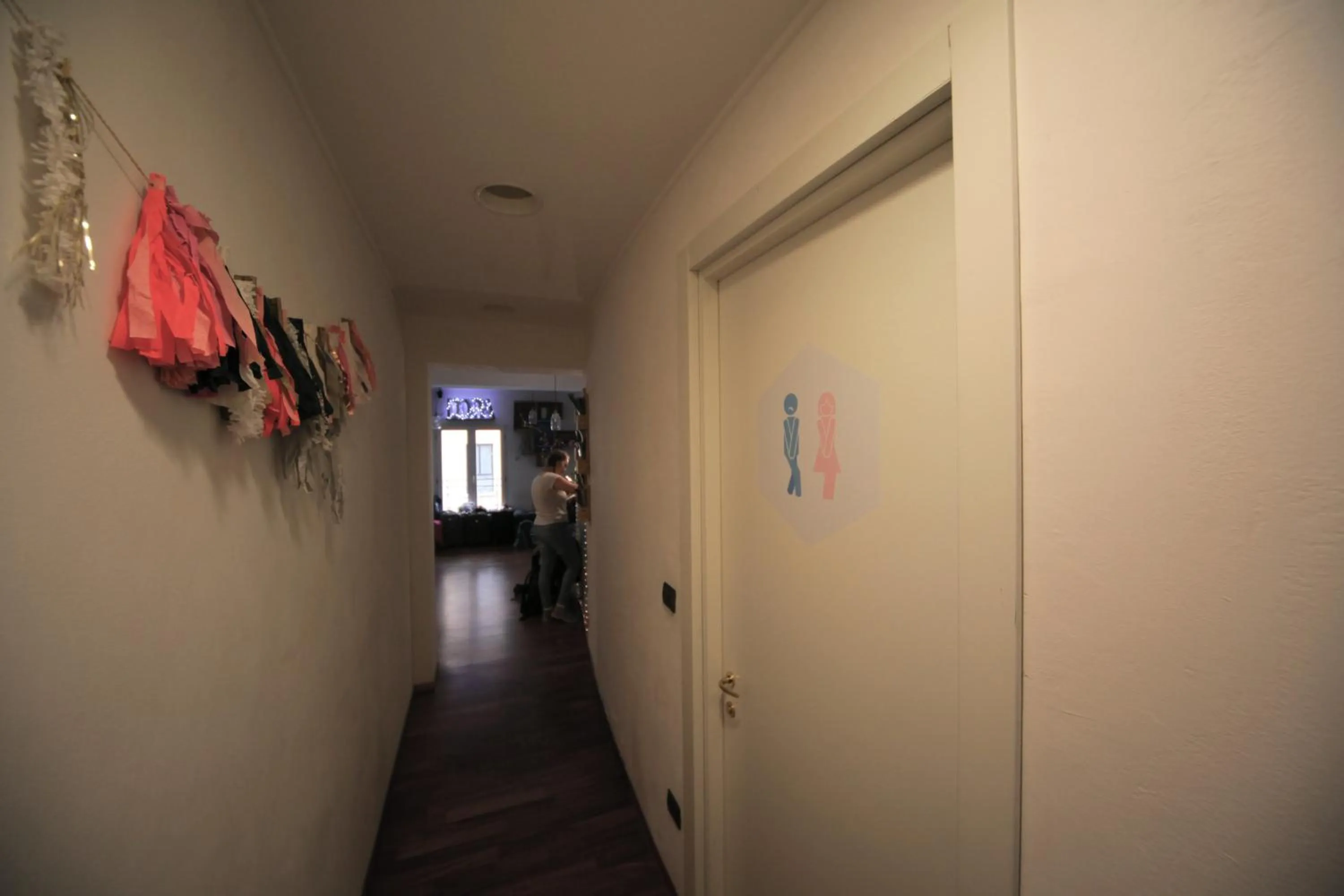 Decorative detail in Dopa Hostel