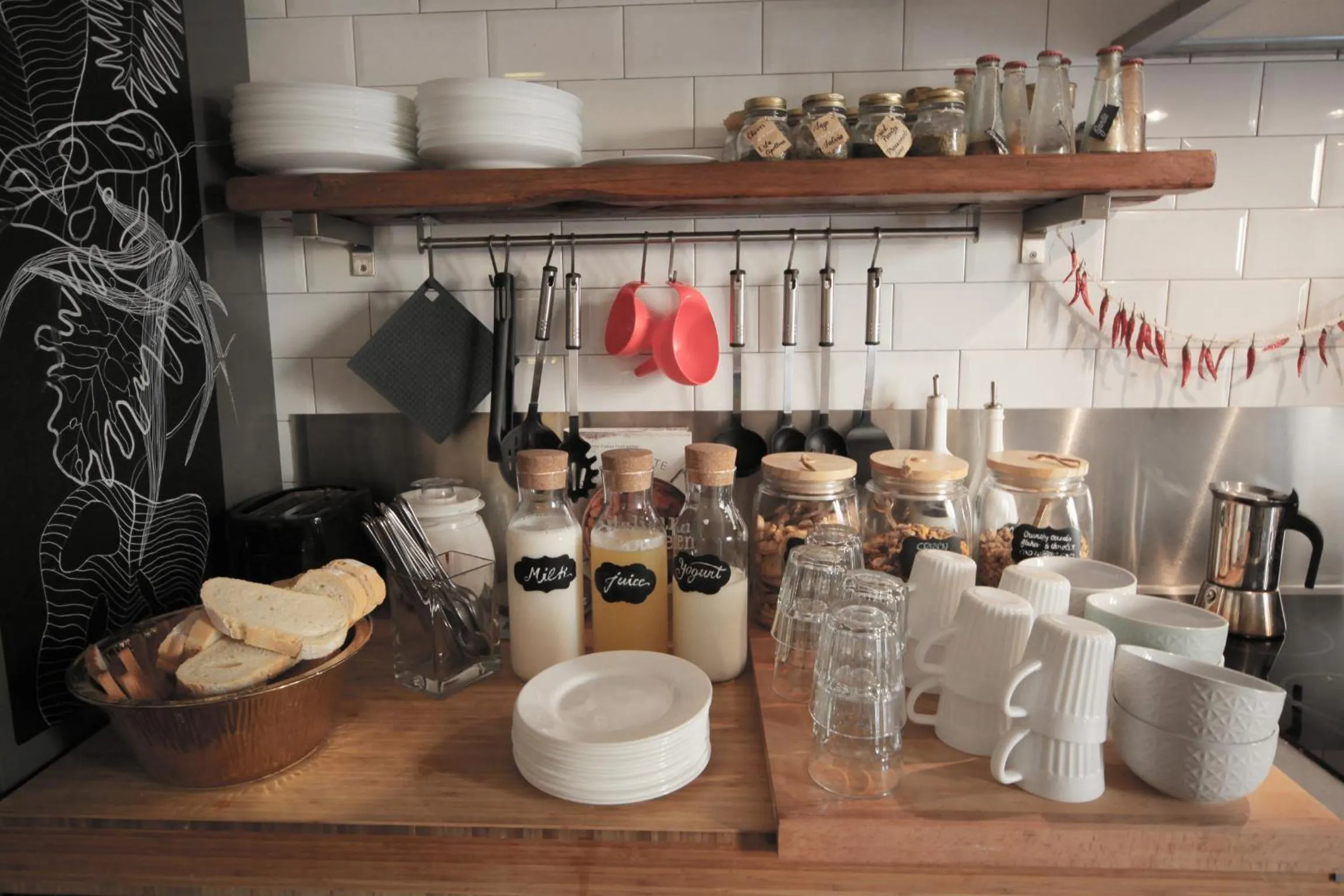 Breakfast in Dopa Hostel